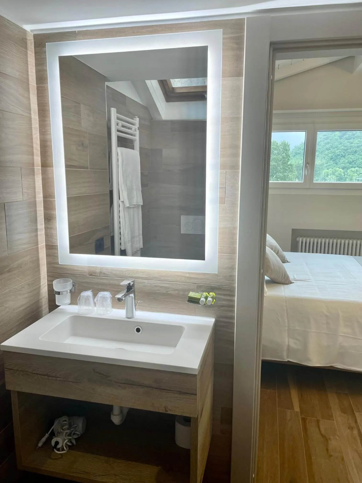 Bathroom in Hotel Baia di Paré