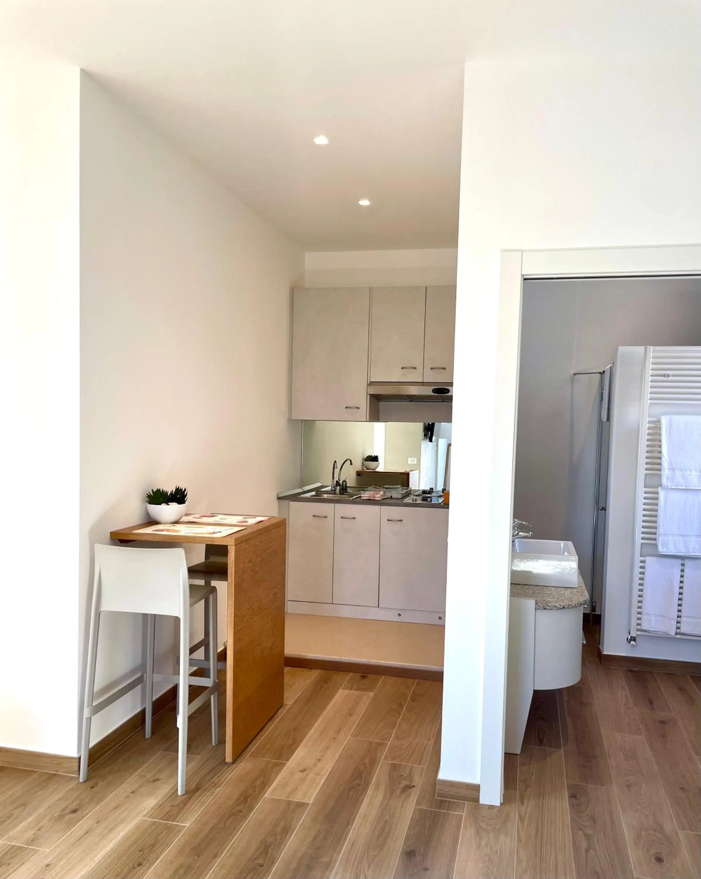 Kitchen or kitchenette in Hotel Baia di Paré