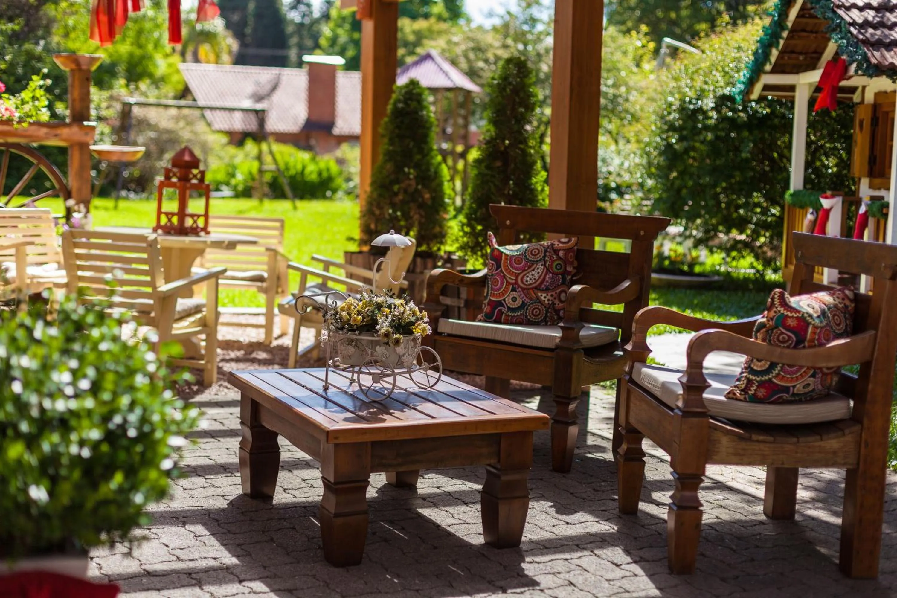 Garden in Pousada Betânia