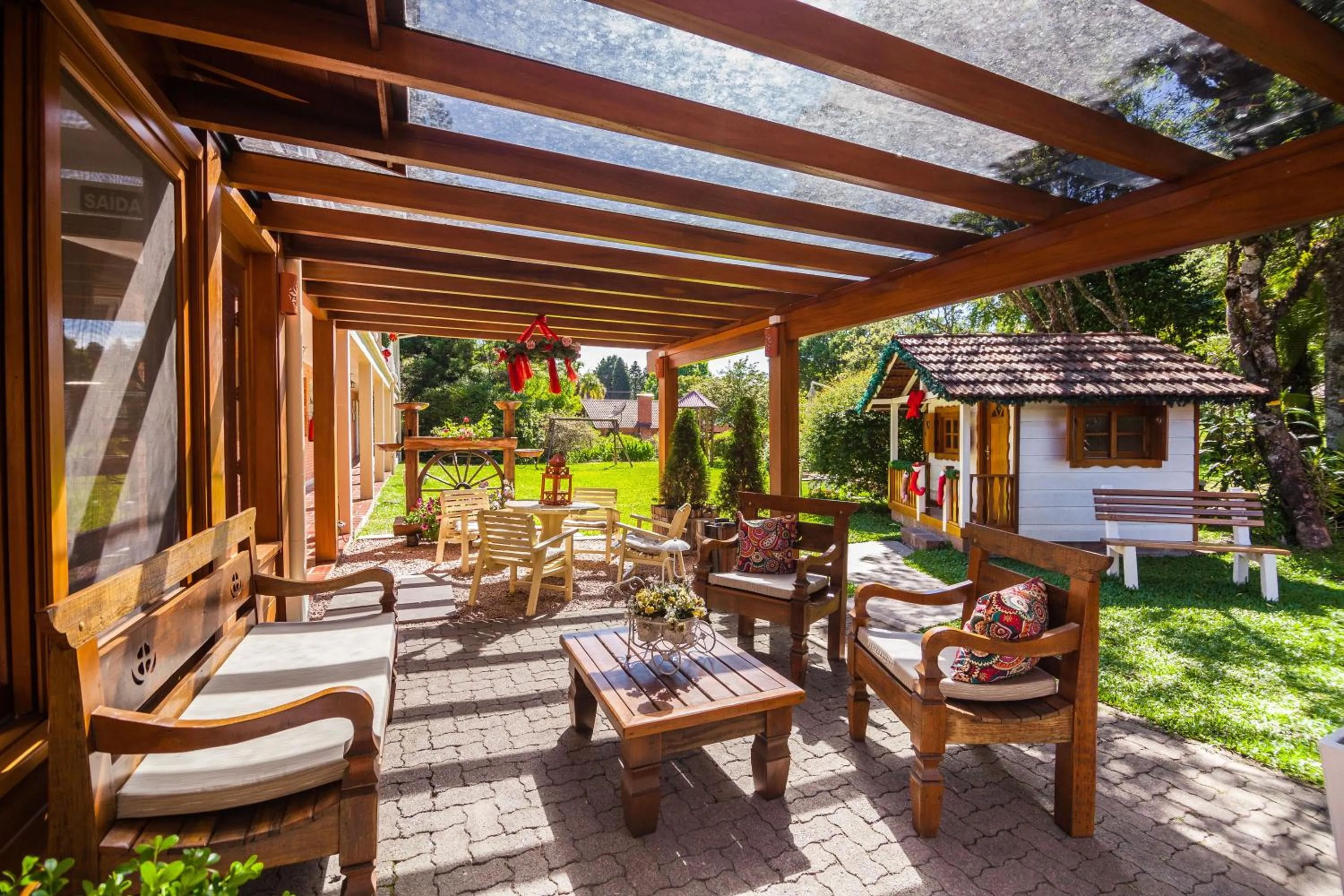 Garden in Pousada Betânia