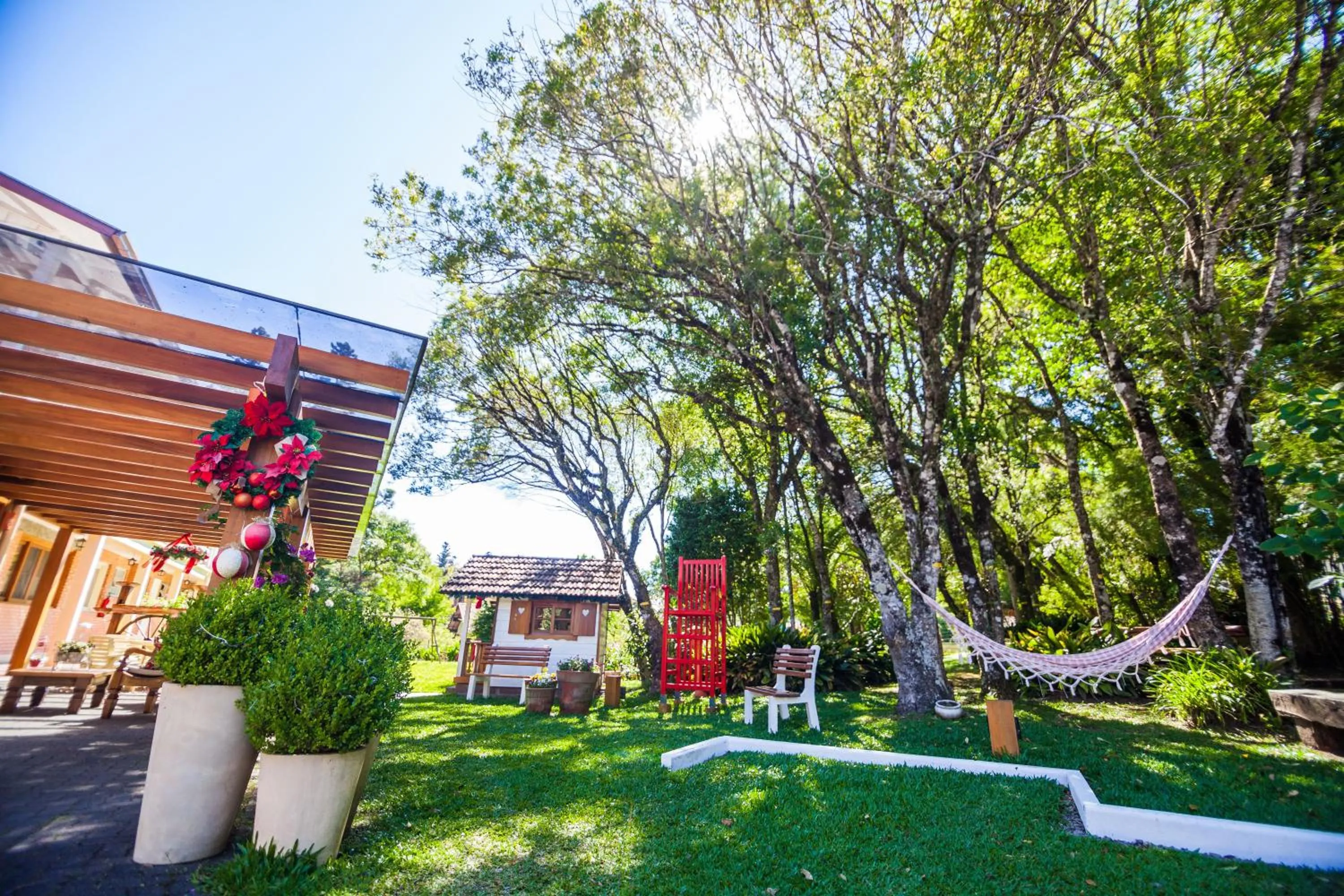 Garden in Pousada Betânia
