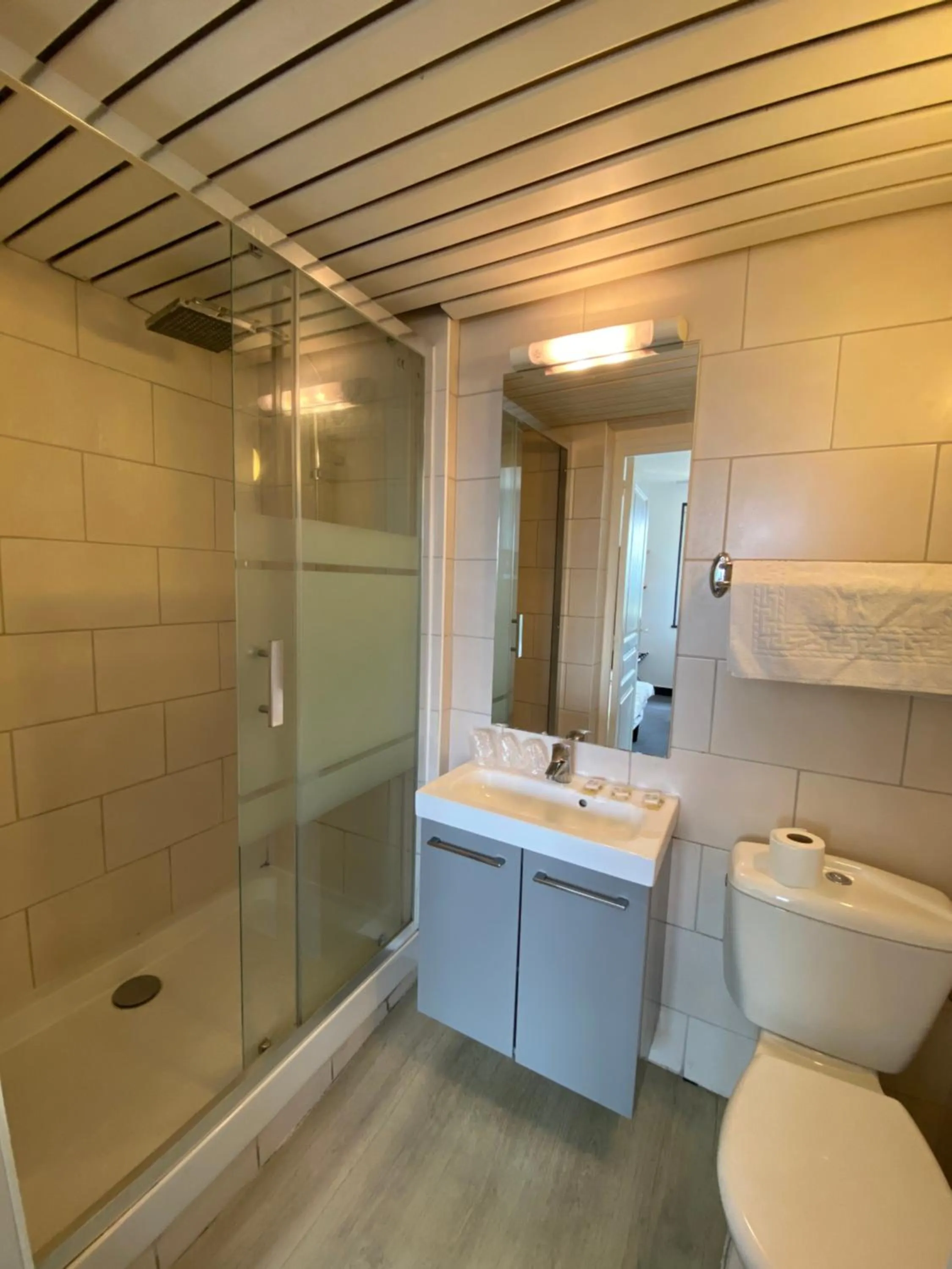 Shower in Hotel du Centre Lucé Chartres