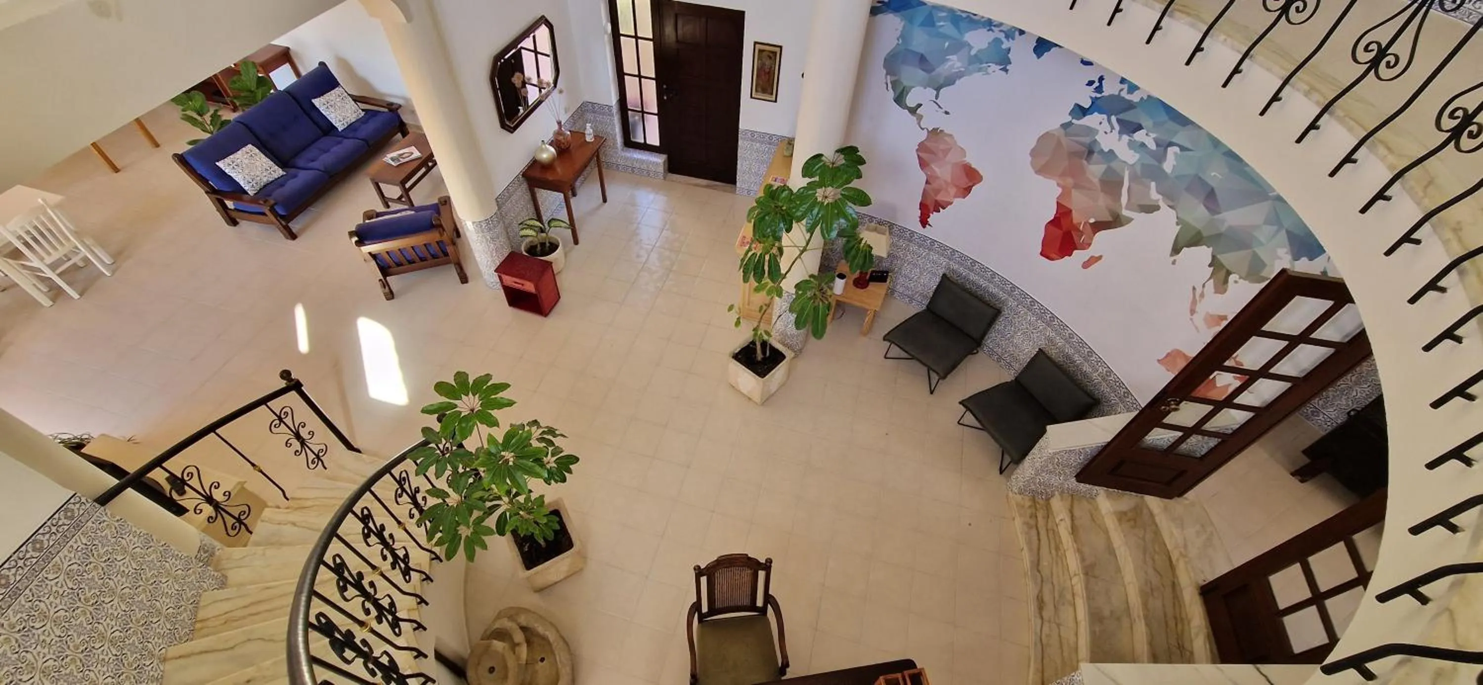 Lobby or reception in Casa Rosa Montes