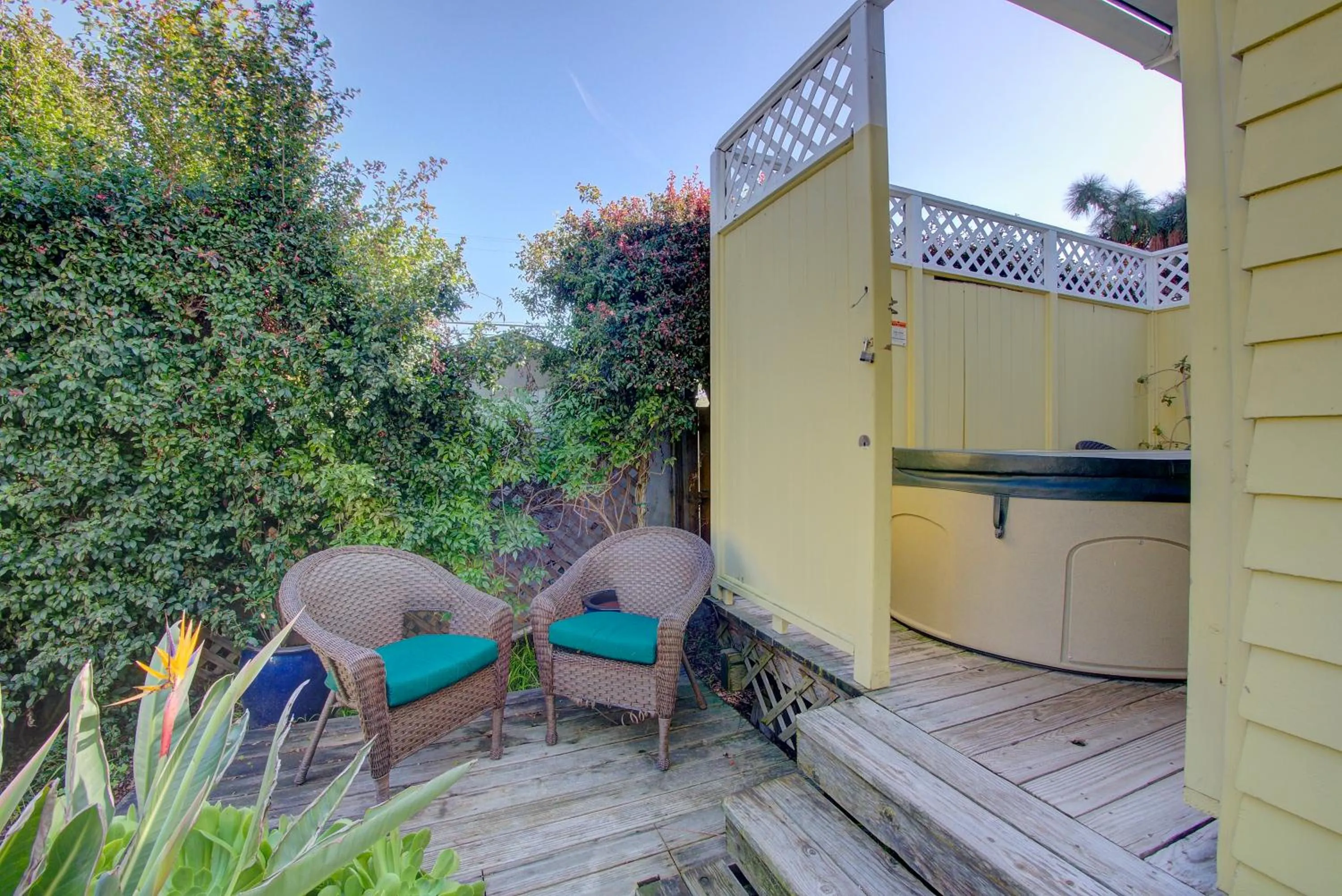 Garden in Secret Garden Inn & Cottages