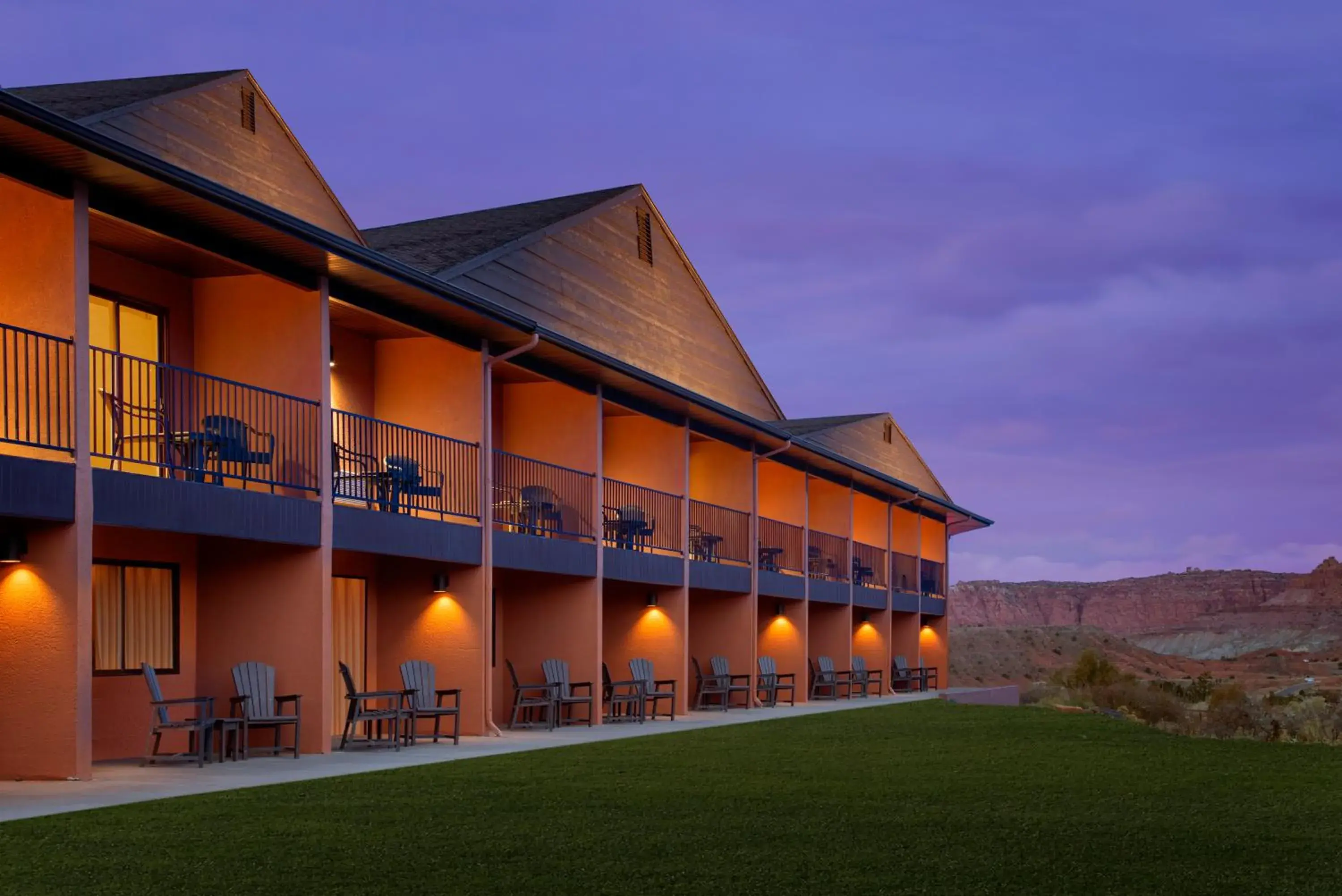 Property building in Capitol Reef Resort Property building in Capitol Reef Resort
