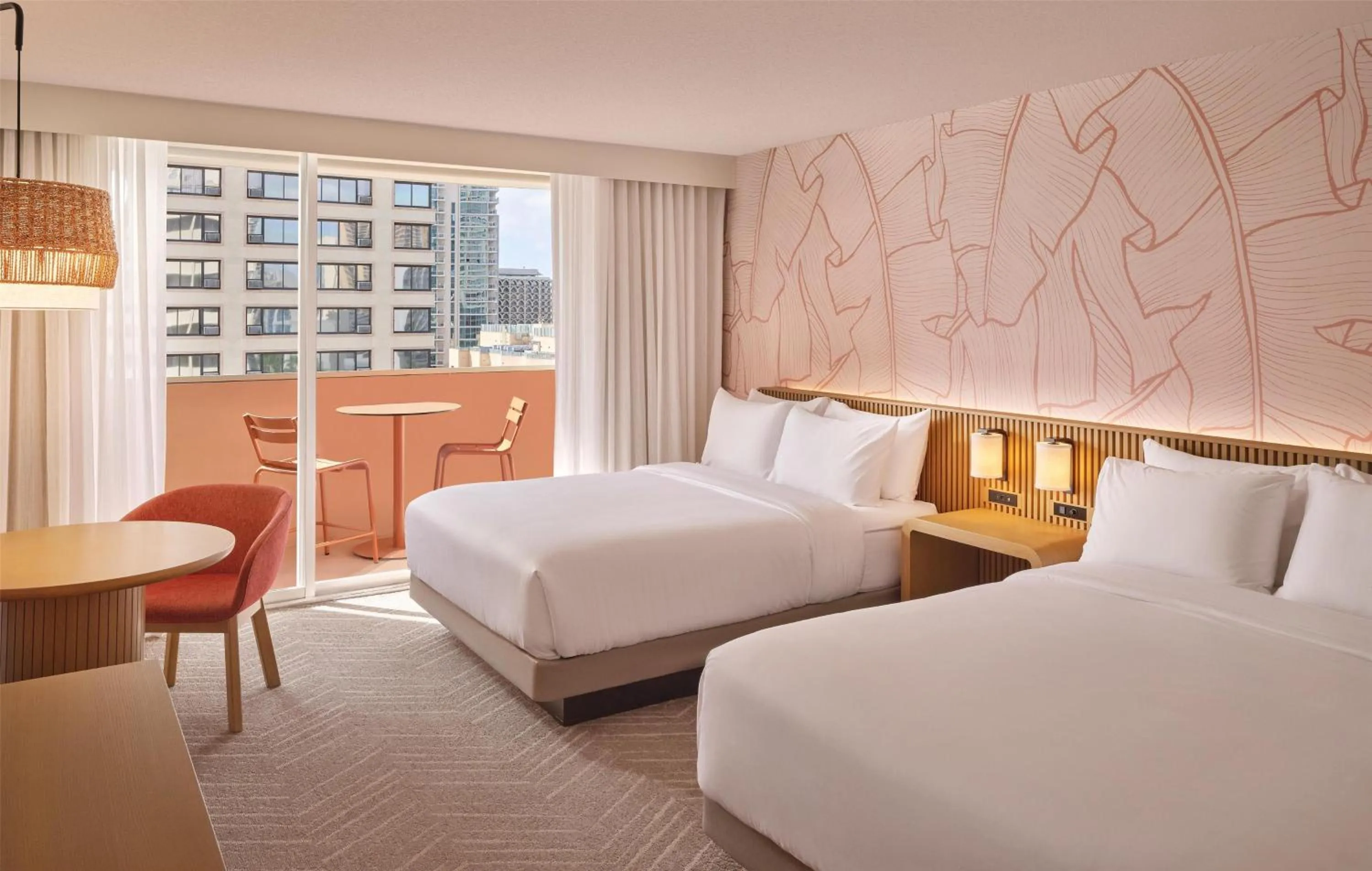 Bed in The Ambassador of Waikiki, Tapestry Collection by Hilton