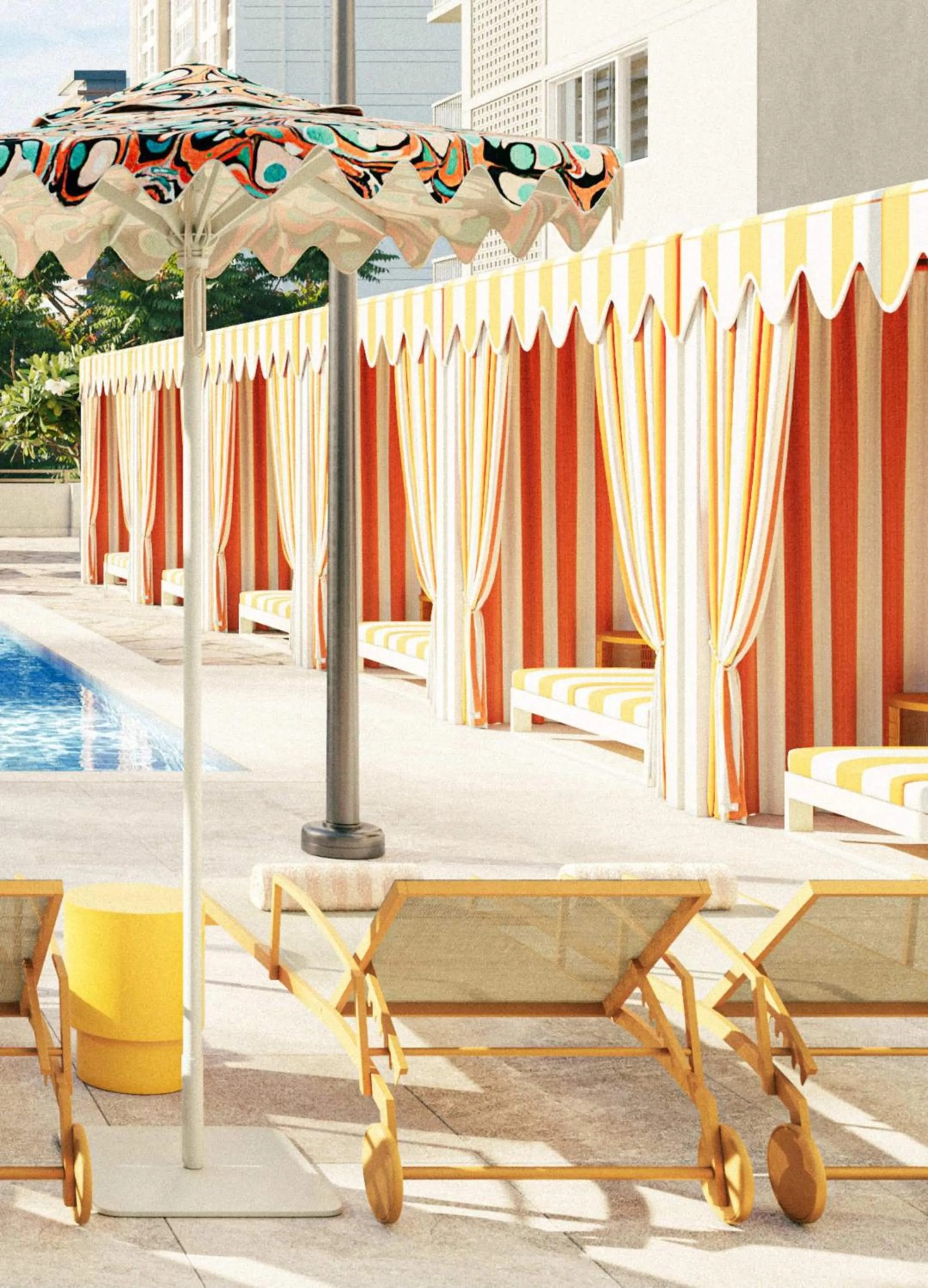 Swimming pool in The Ambassador of Waikiki, Tapestry Collection by Hilton