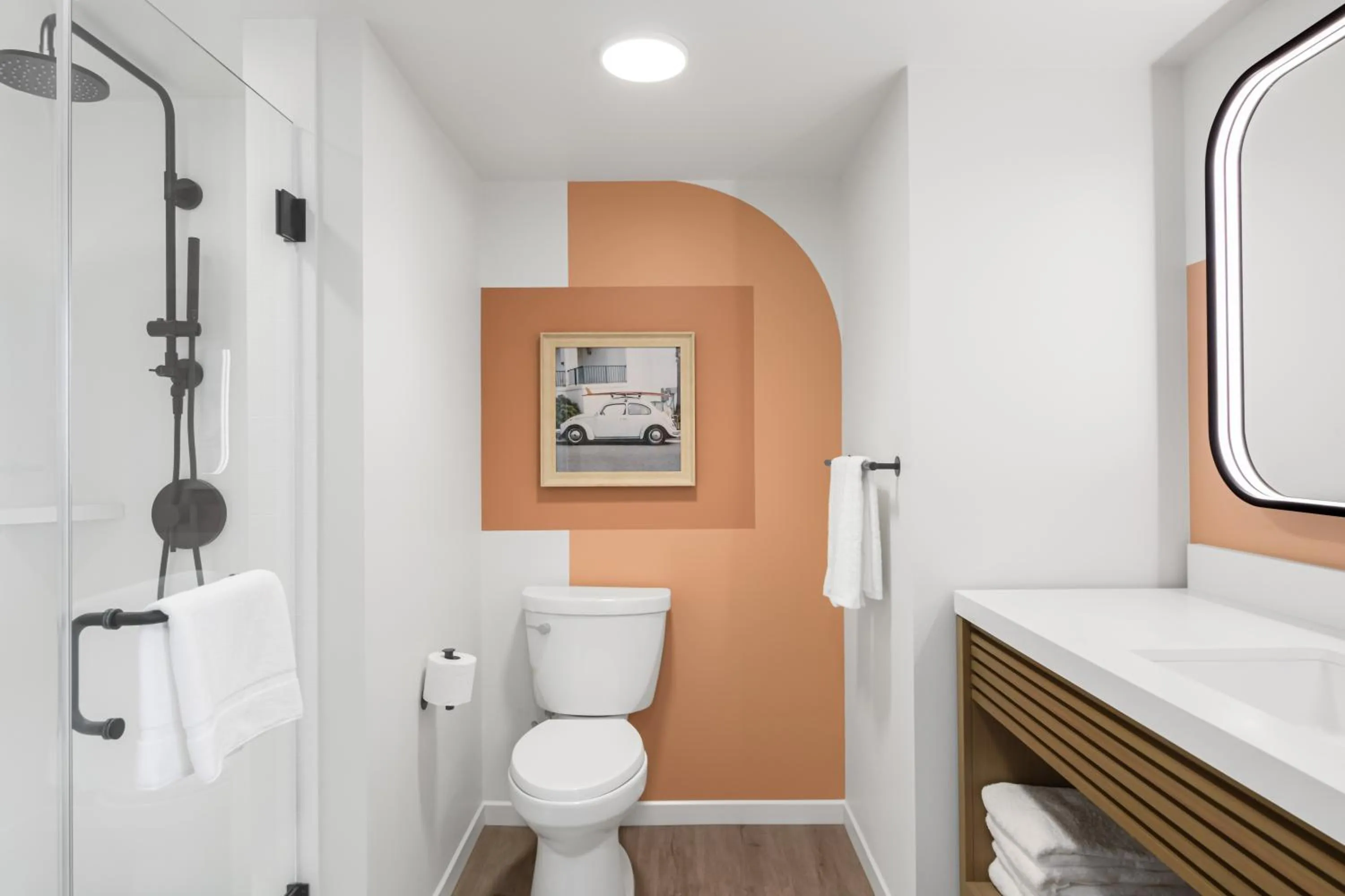 Shower in The Ambassador of Waikiki, Tapestry Collection by Hilton