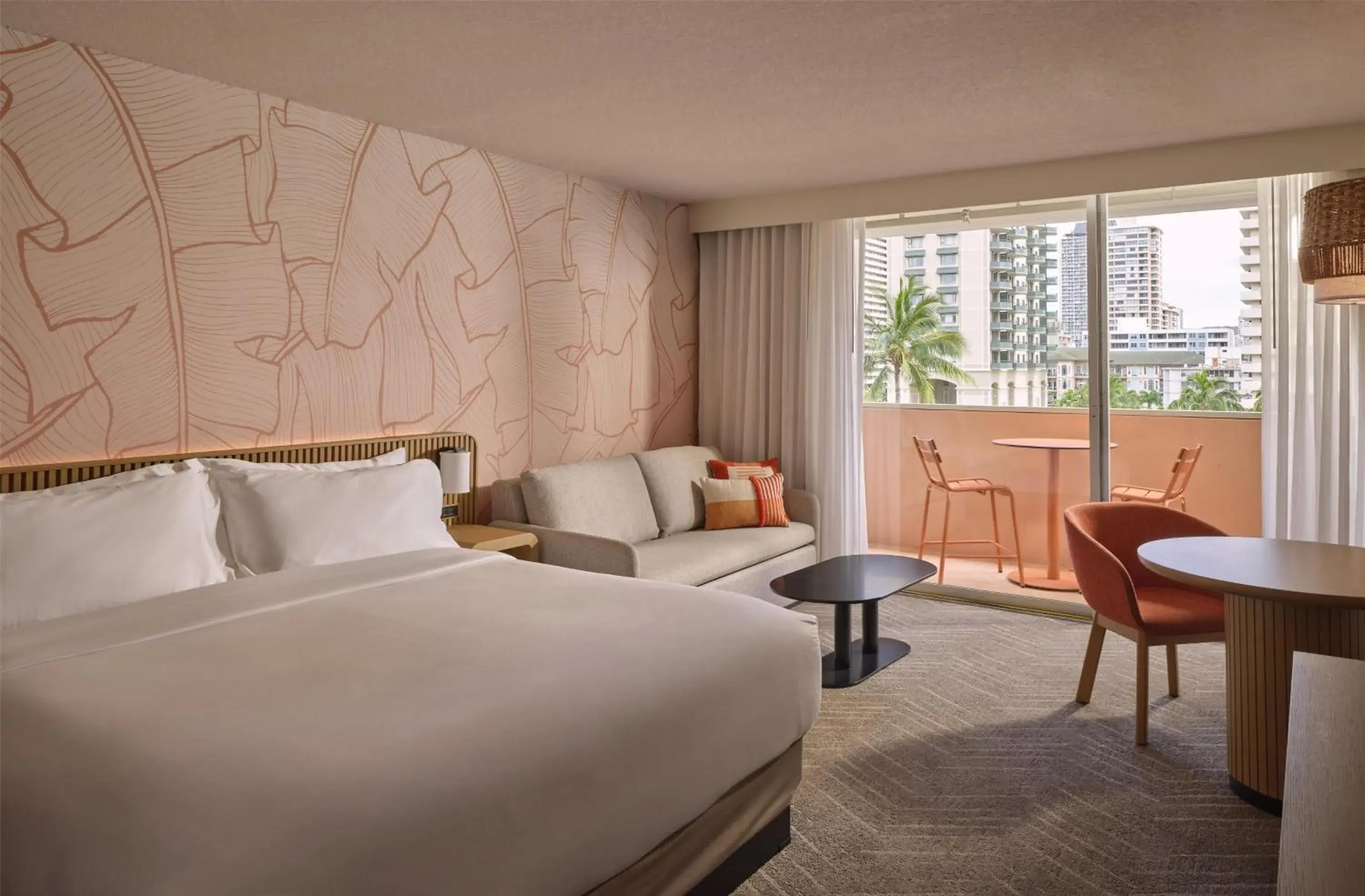 Bed in The Ambassador of Waikiki, Tapestry Collection by Hilton Bed in The Ambassador of Waikiki, Tapestry Collection by Hilton