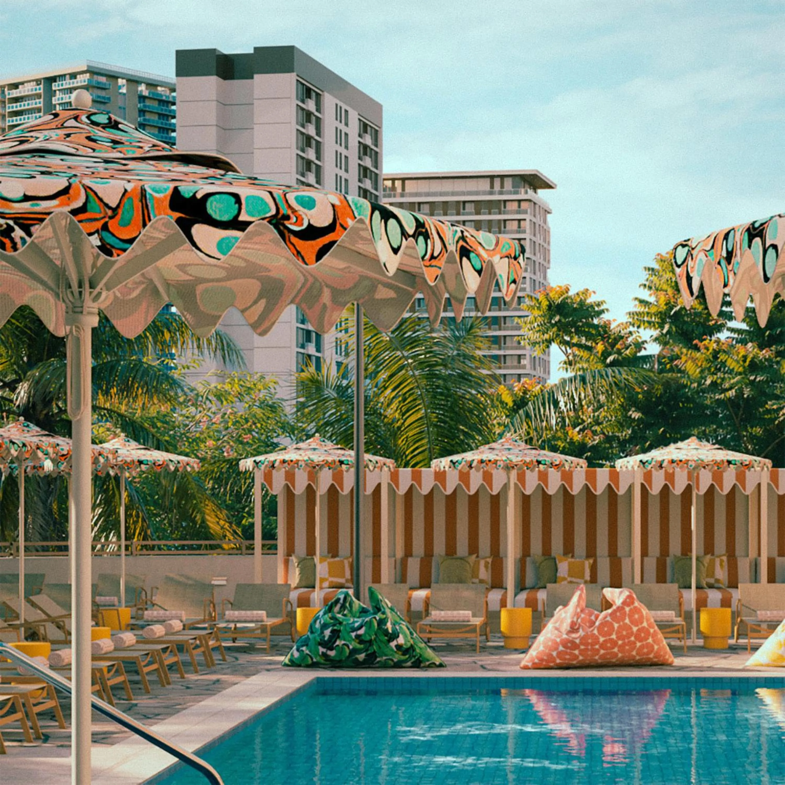 Swimming pool in The Ambassador of Waikiki, Tapestry Collection by Hilton