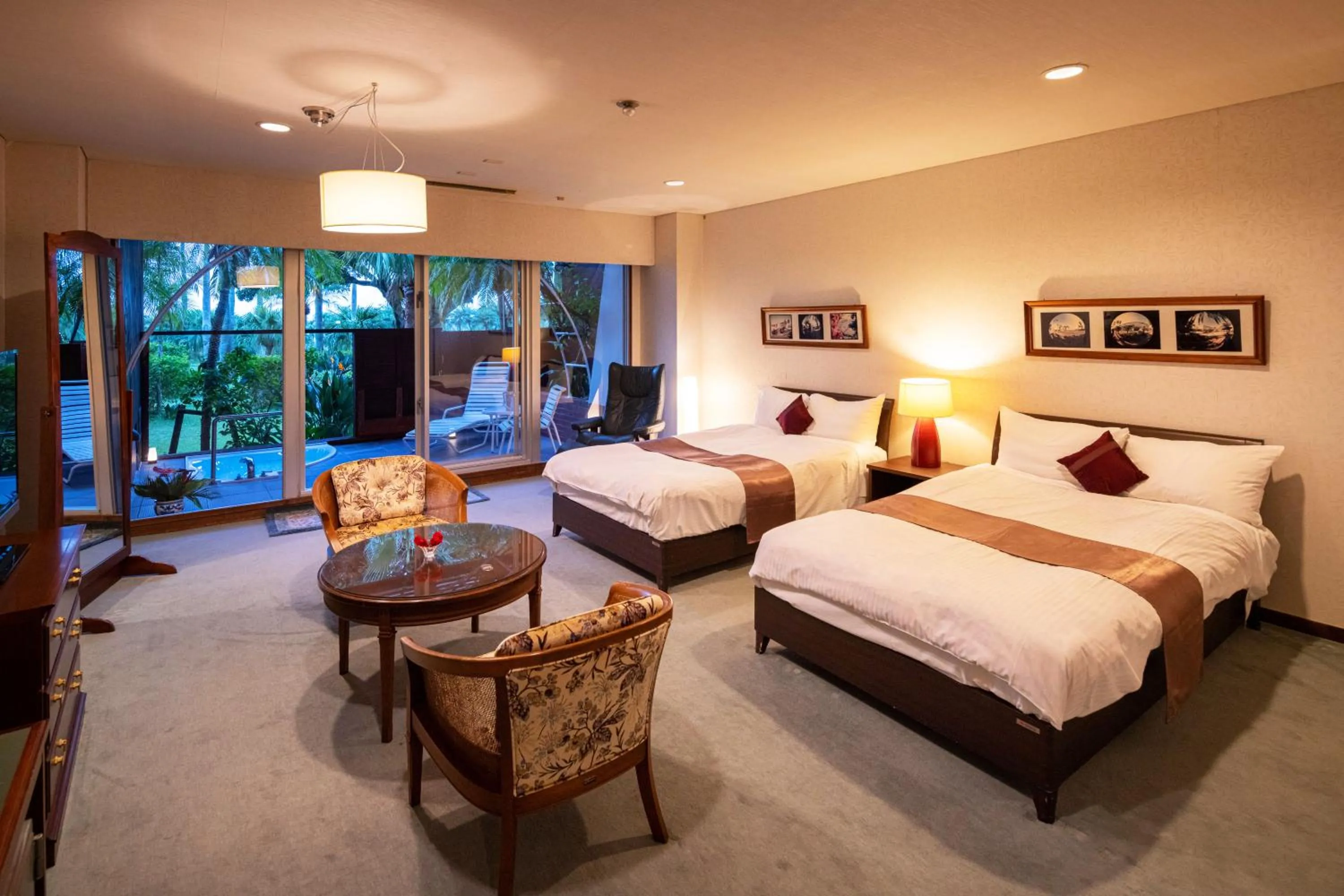 Photo of the whole room, Bed in Ibusuki Phoenix Hotel