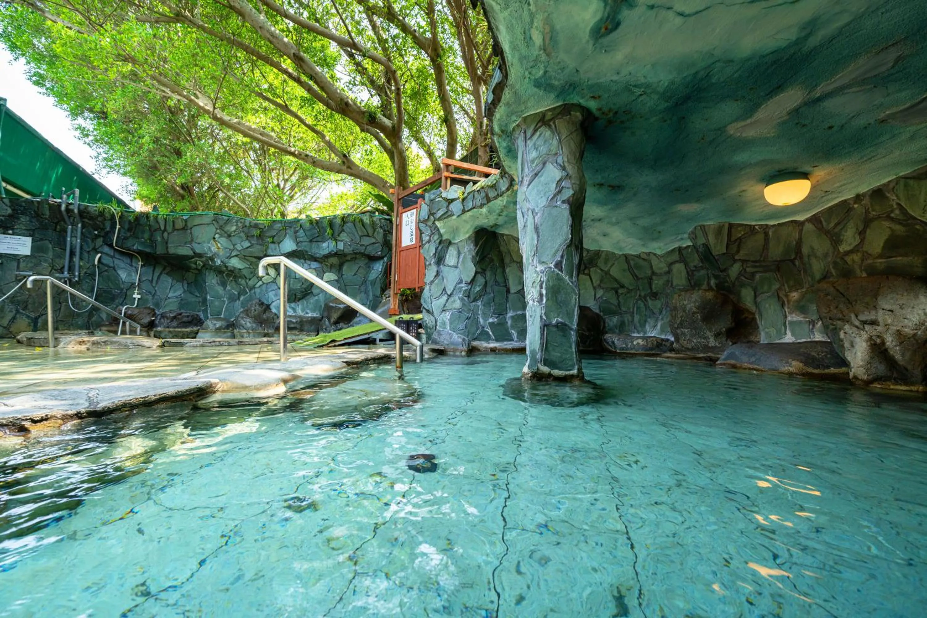 Open Air Bath in Ibusuki Phoenix Hotel