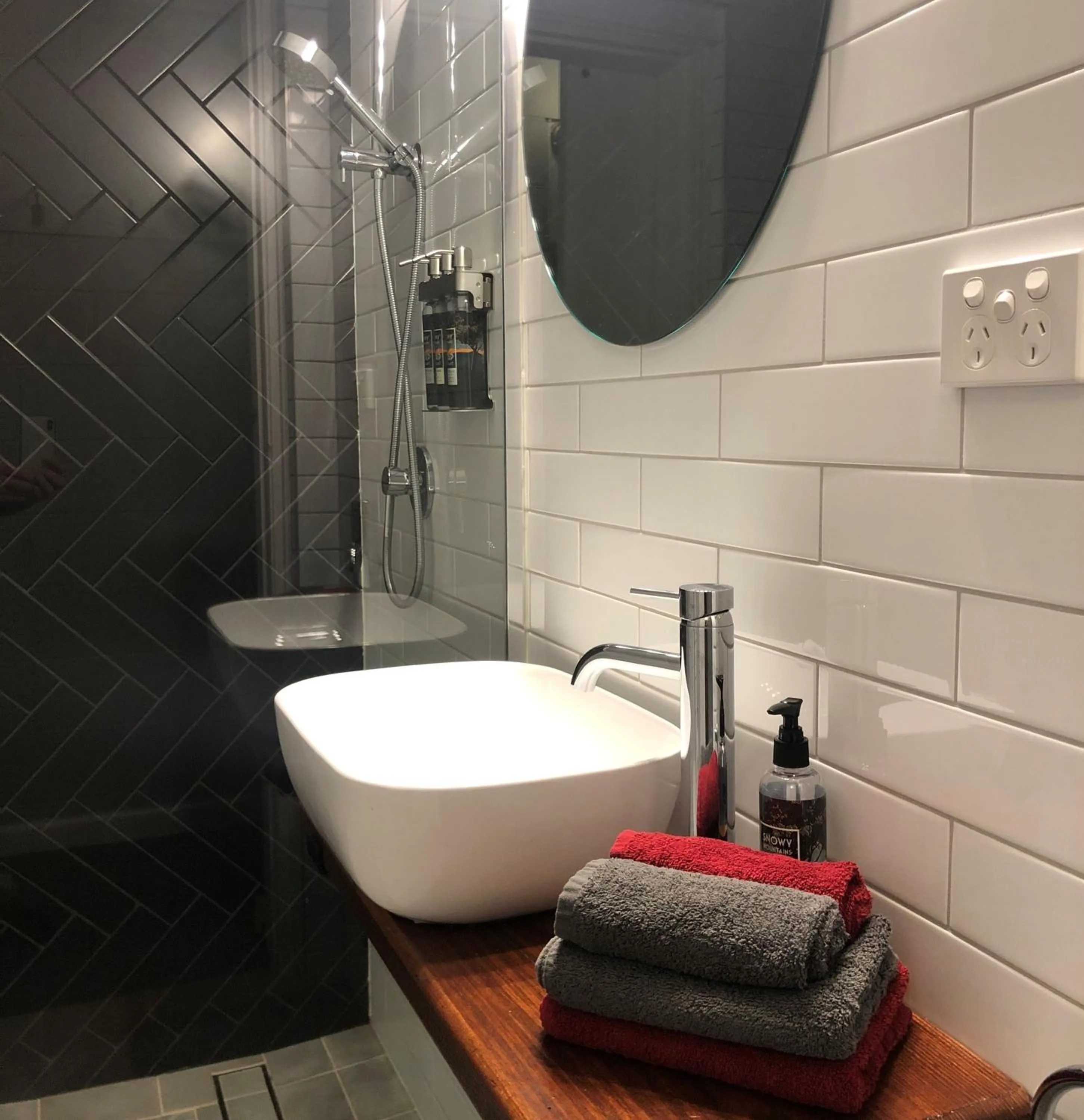 Bathroom in Troldhaugen Lodge - Adults Only