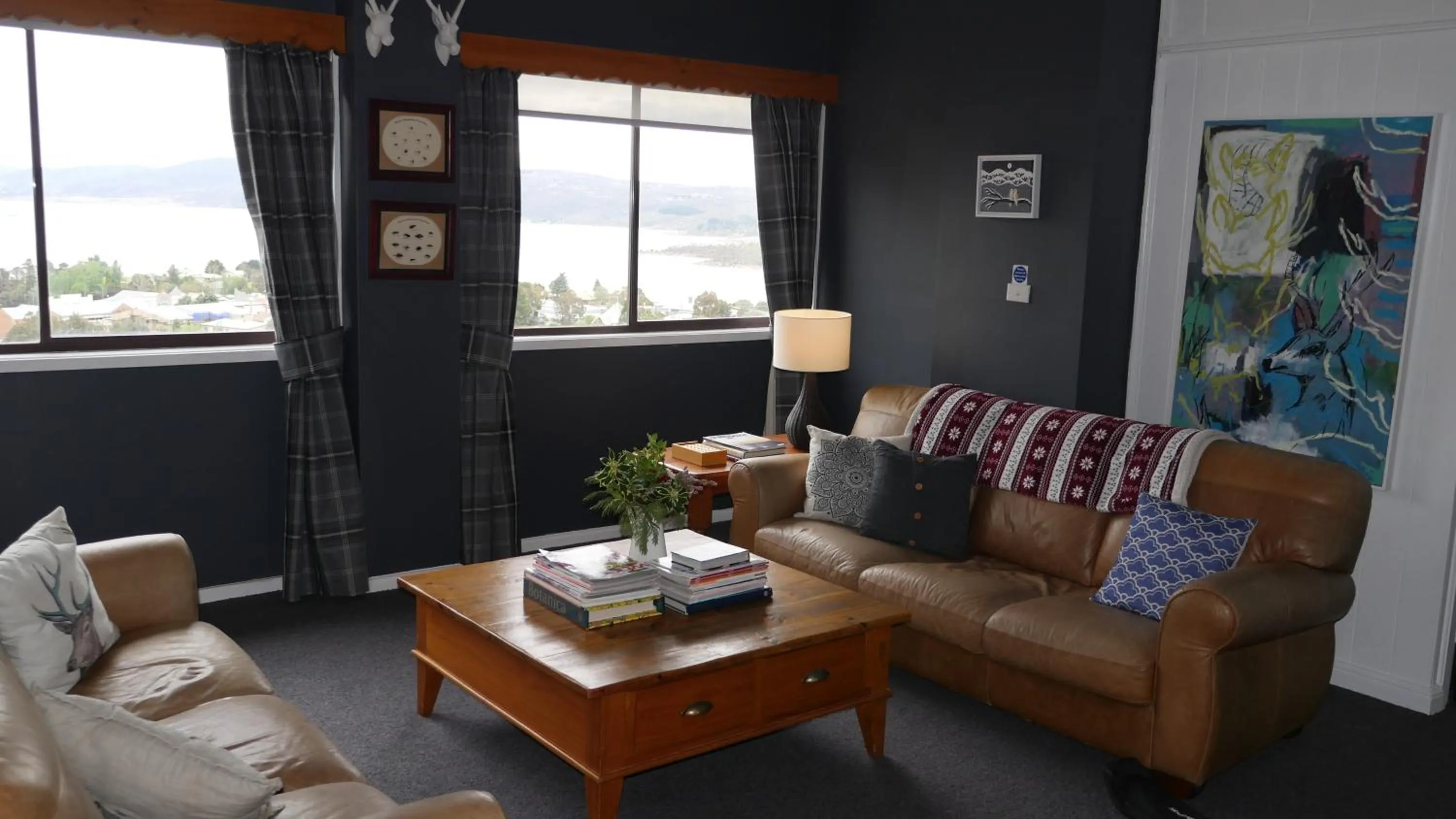 Lounge or bar in Troldhaugen Lodge - Adults Only