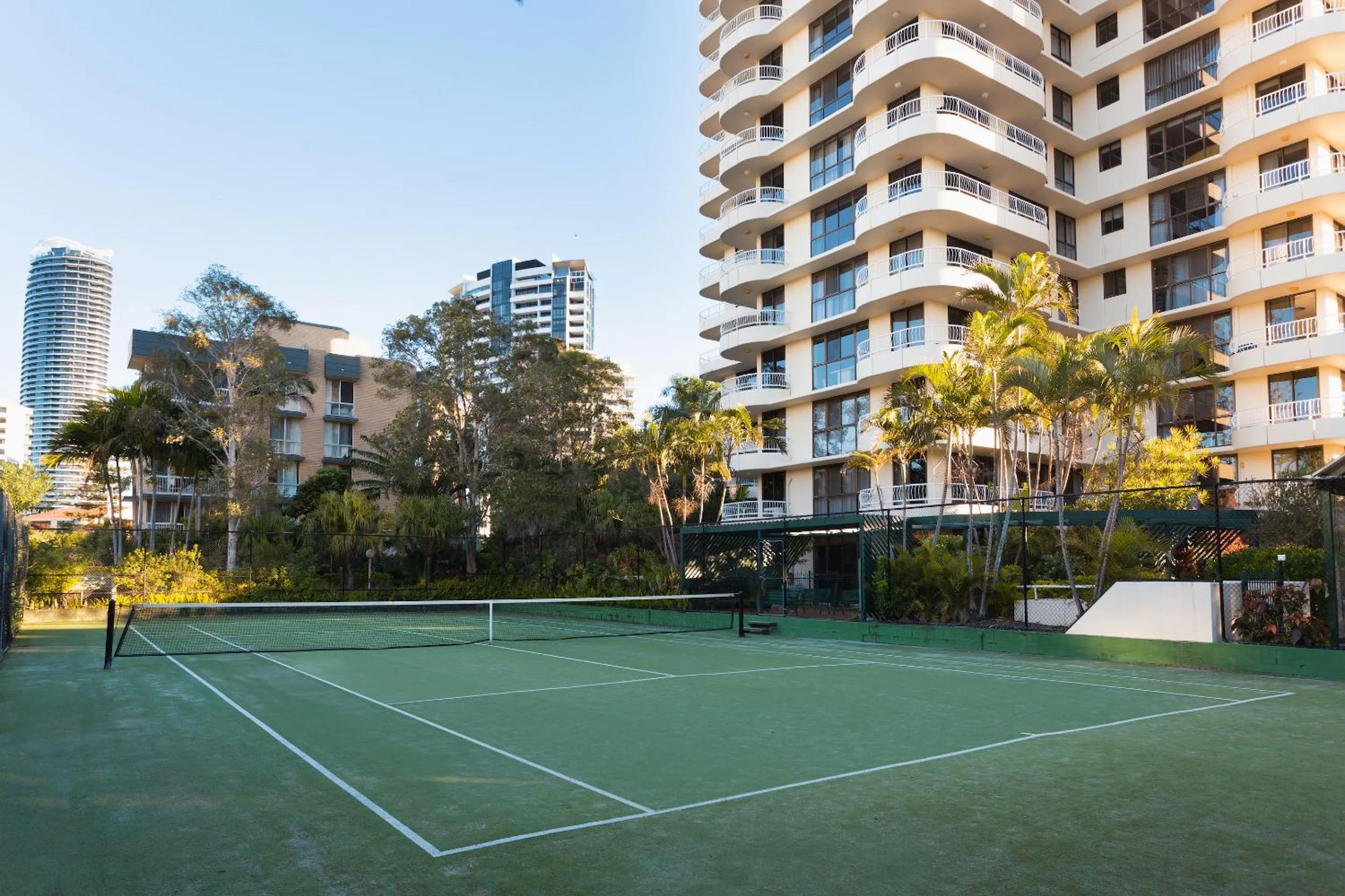 Facade/entrance in Capricornia Apartments