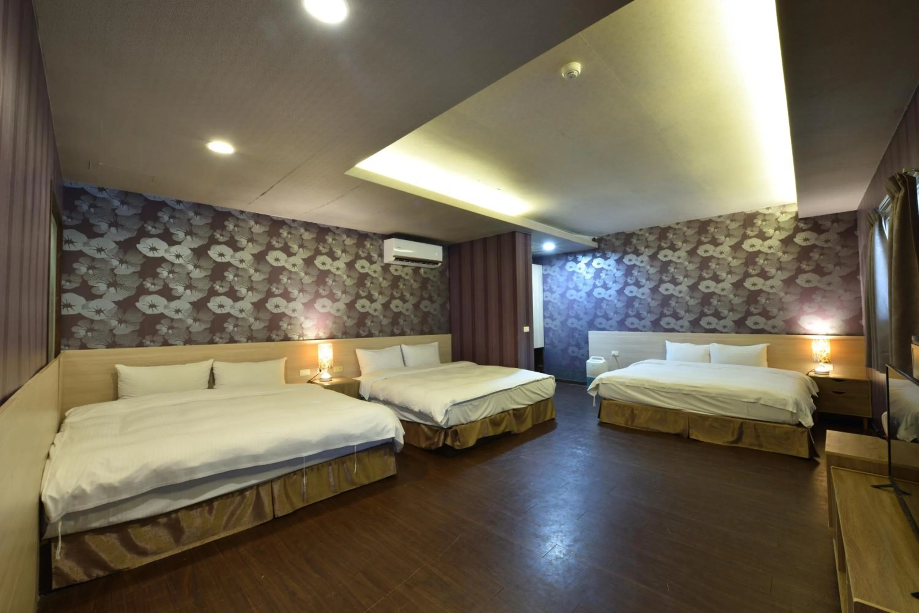 Bed in Ci Meng Rou Resort Villa