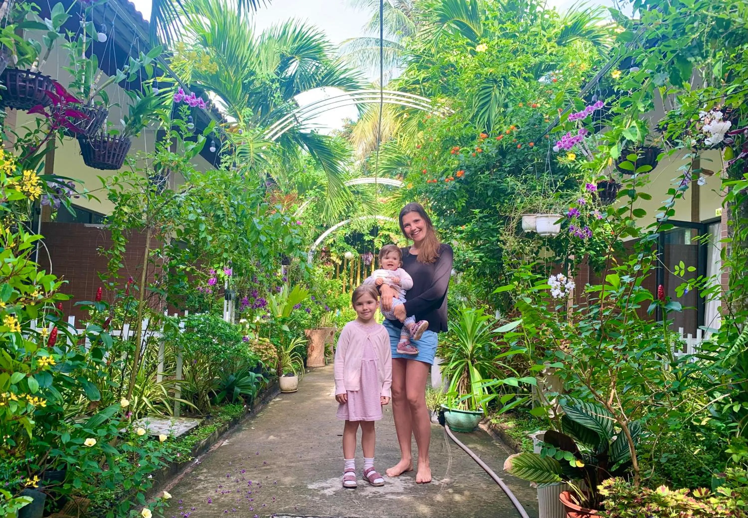children in Canary Bungalow