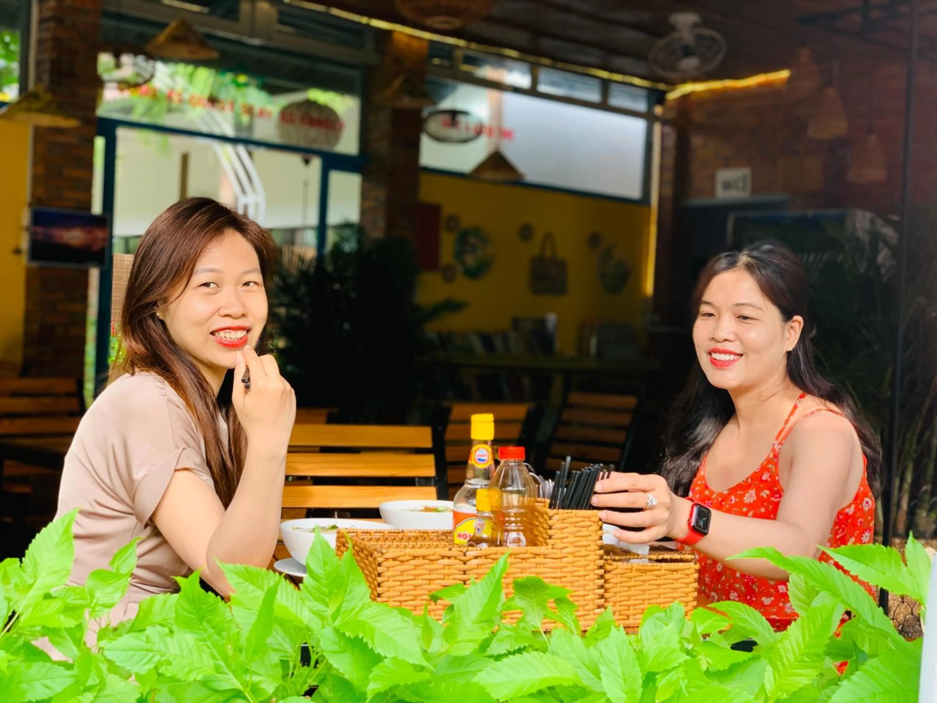 People in Canary Bungalow