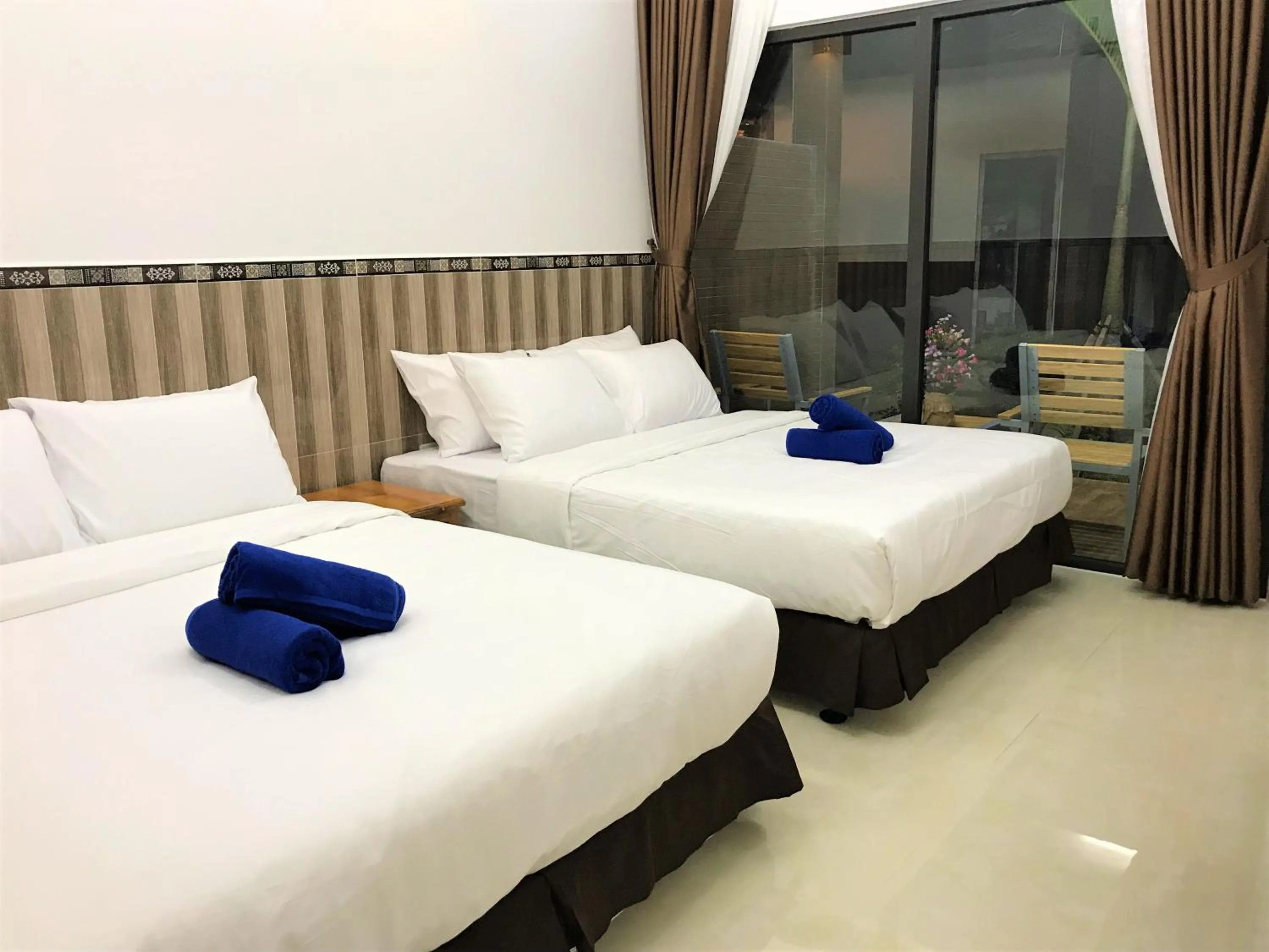 Bed in Canary Bungalow