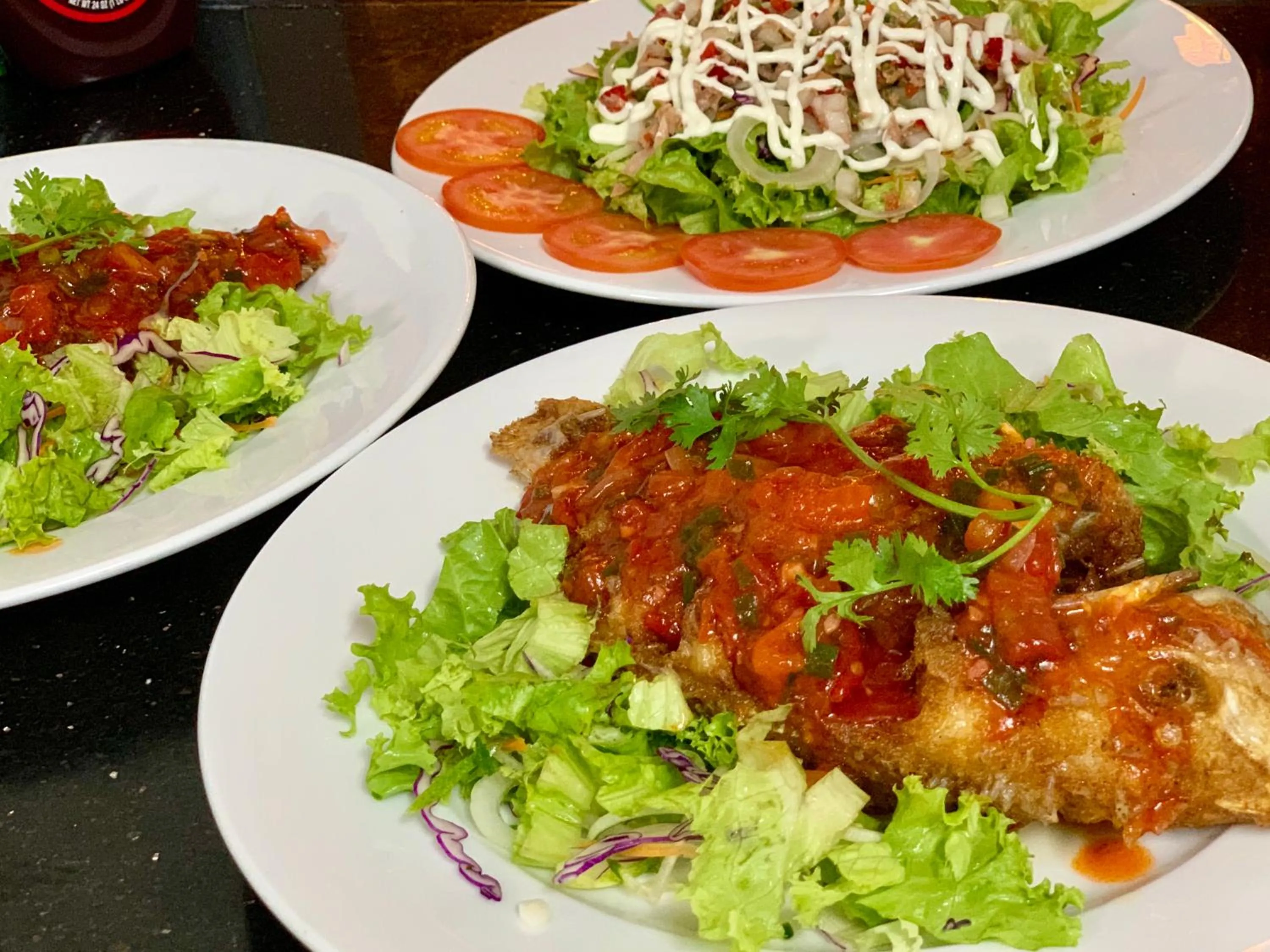 Lunch in Canary Bungalow