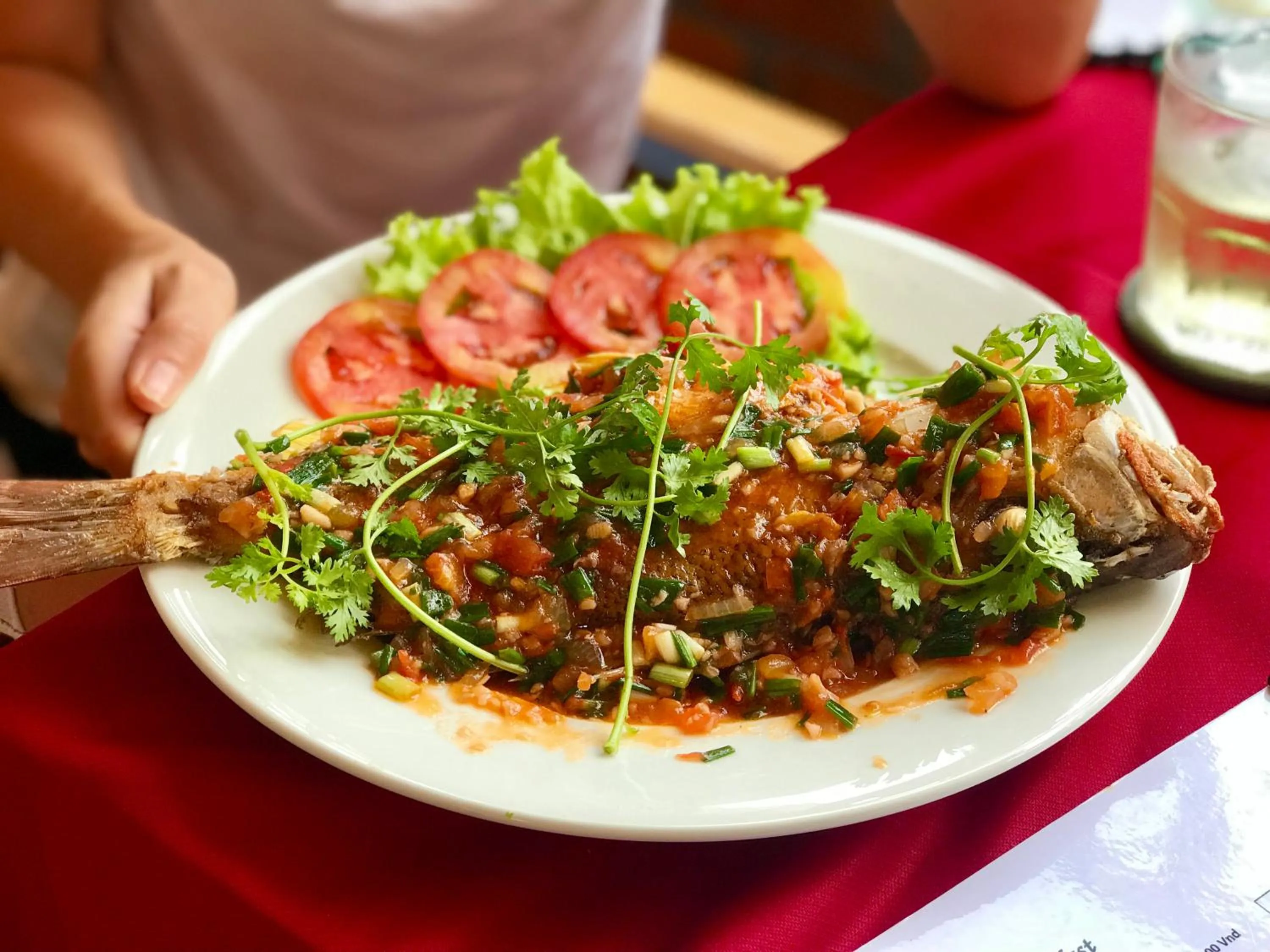 Lunch in Canary Bungalow