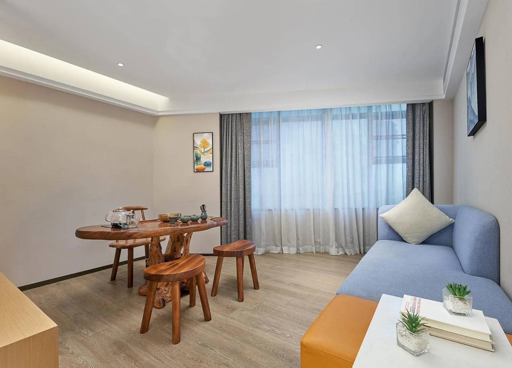 Living room in Fengyue Light Shang Hotel Guangzhou Baiyun Airport Store