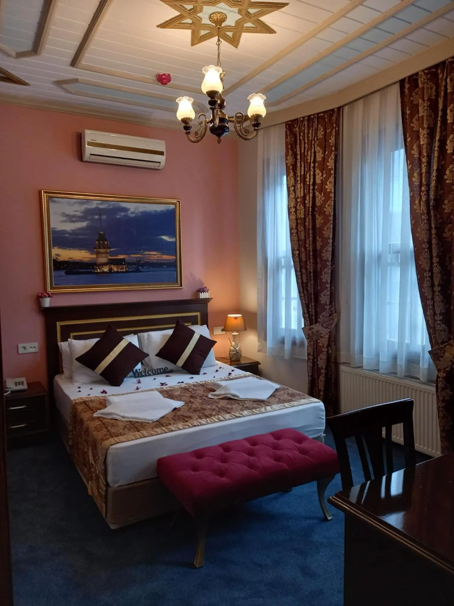 Bedroom, Bed in Emirhan Hotel, Sultanahmet