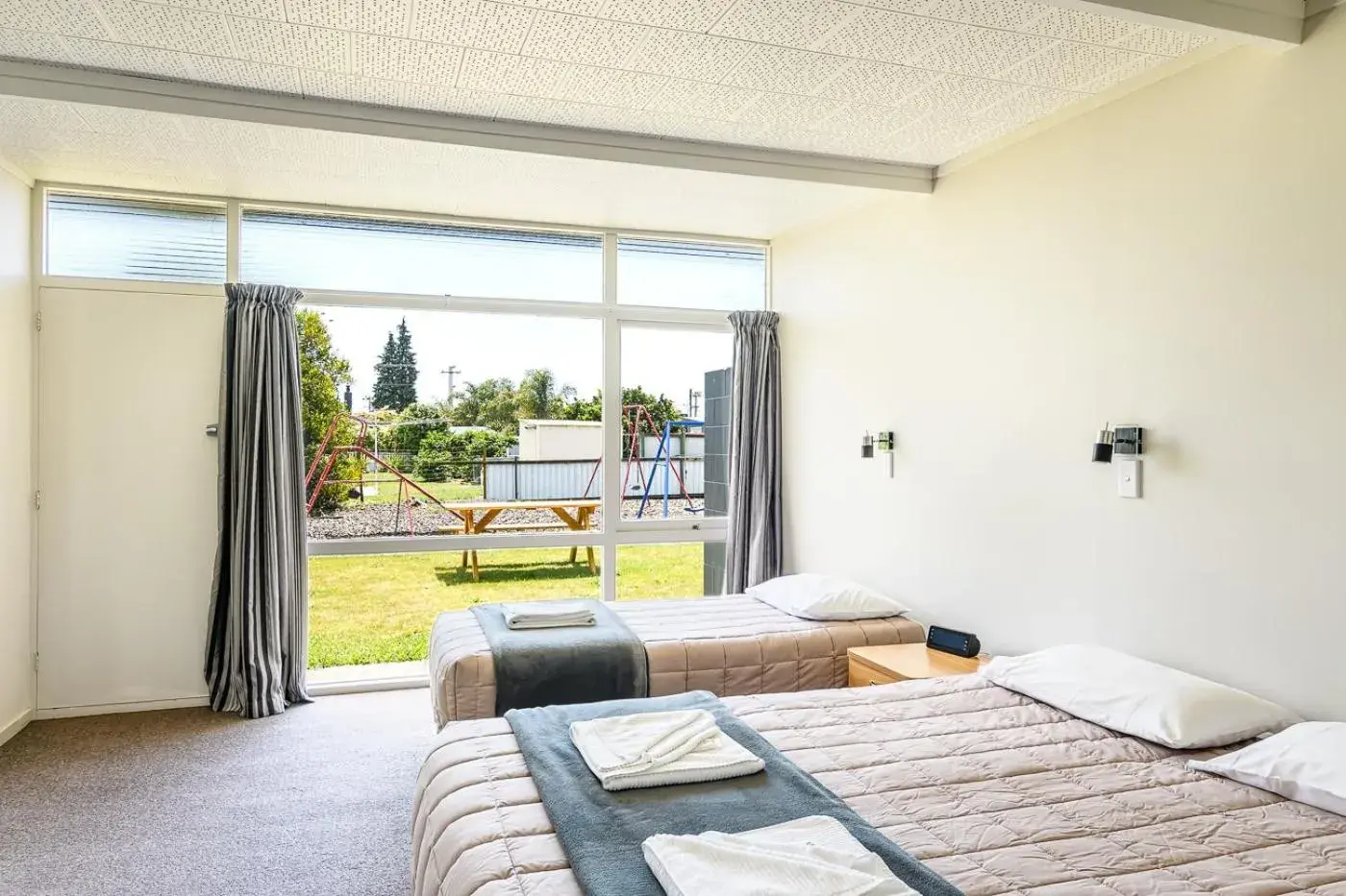 Bed in Motueka Garden Motel Bed in Motueka Garden Motel