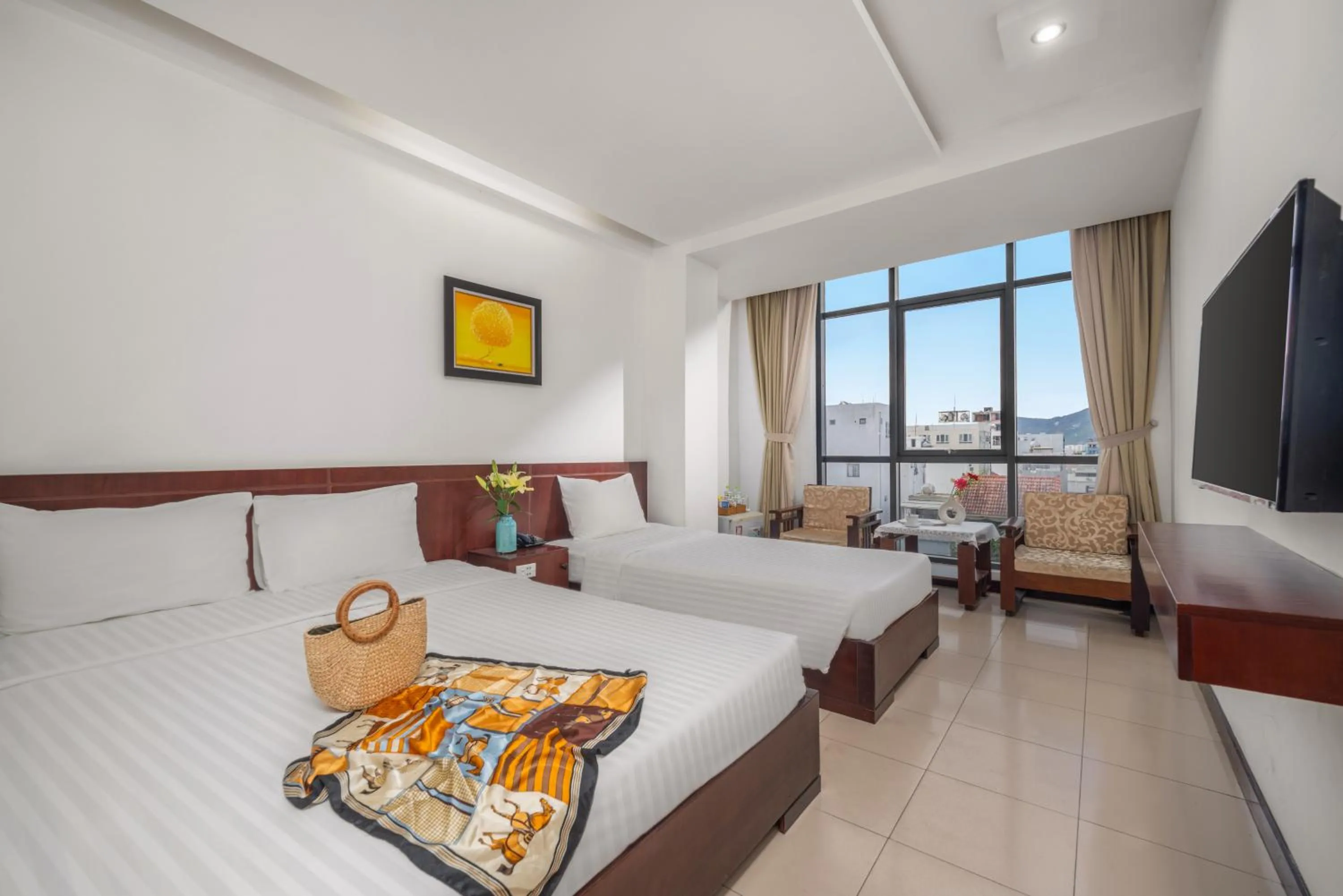 Bed in Star Hotel and Fitness- Free Sauna