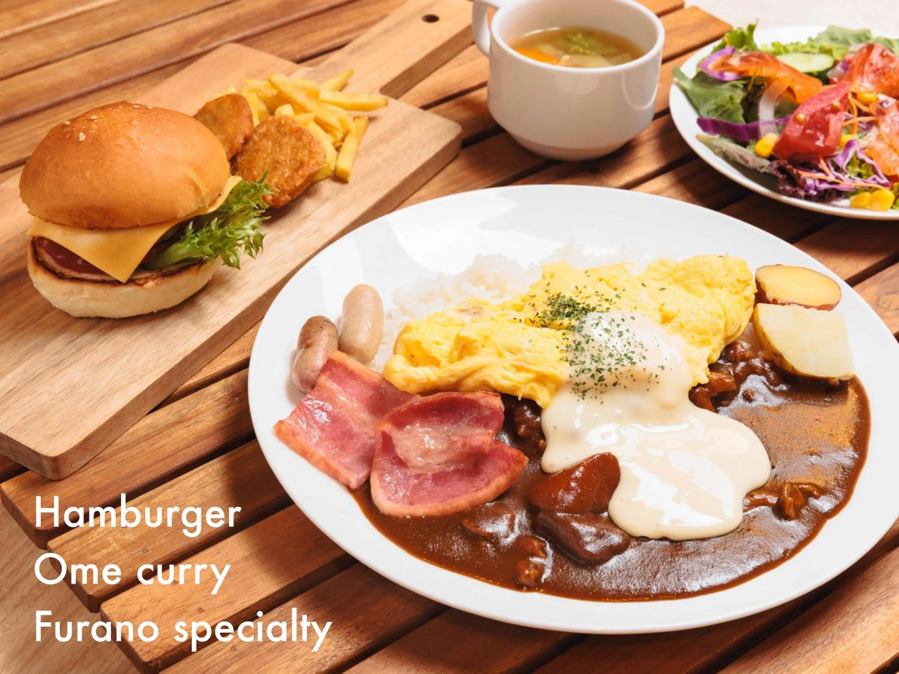 Buffet breakfast in Hotel Naturwald Furano