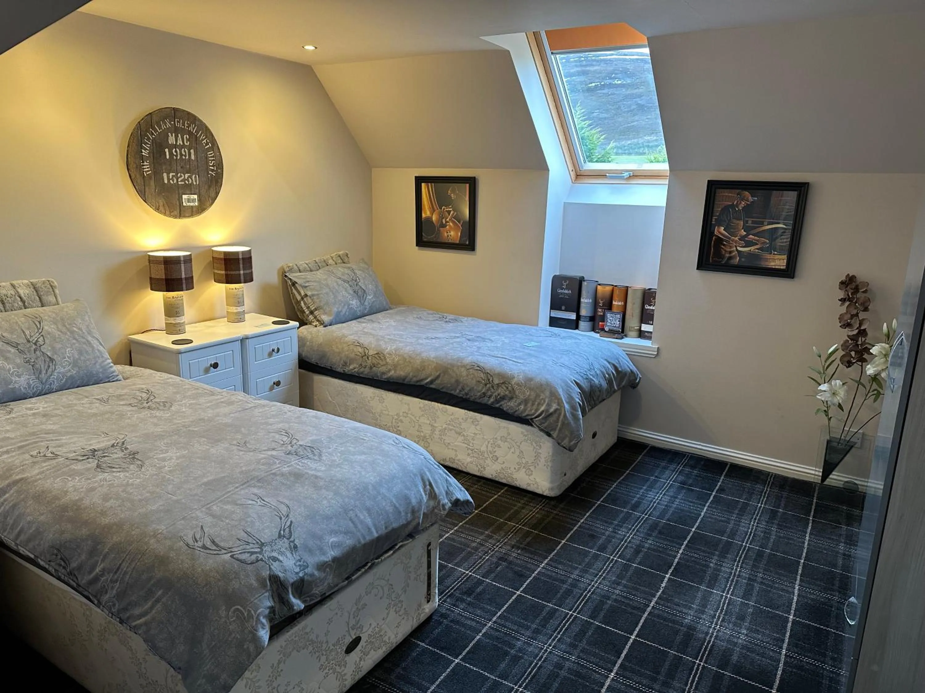 Bedroom, Bed in The Gables Whisky B&B