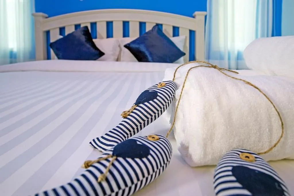 Bed in Aonang Sweet Blue Sea