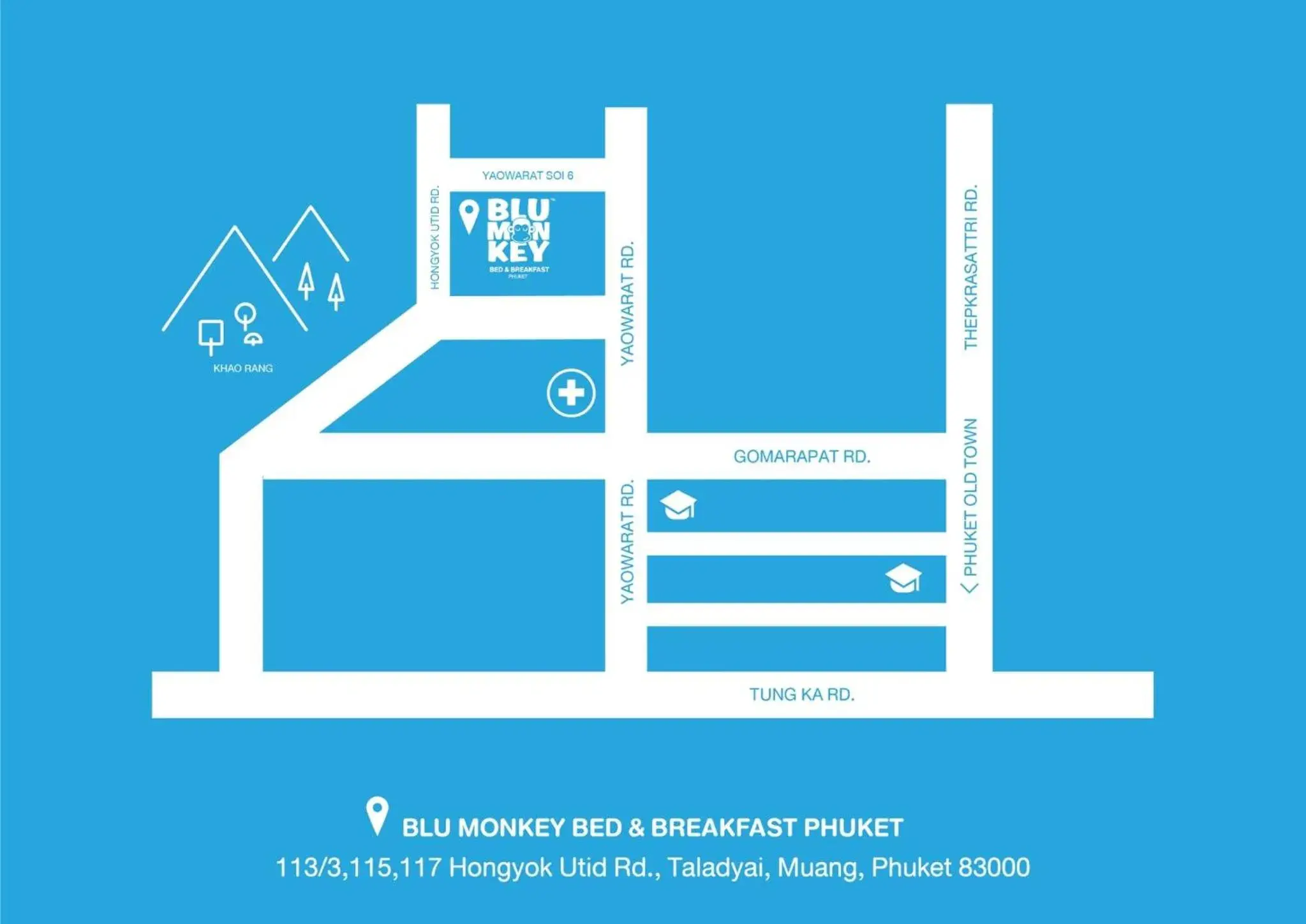 Property building in Blu Monkey Bed & Breakfast Phuket Property building in Blu Monkey Bed & Breakfast Phuket