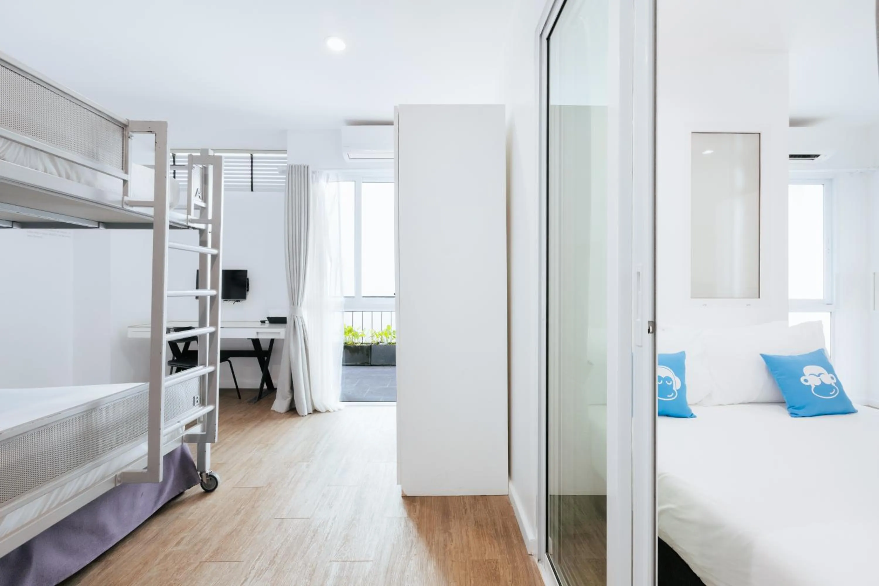 Bedroom, Bed in Blu Monkey Bed & Breakfast Phuket