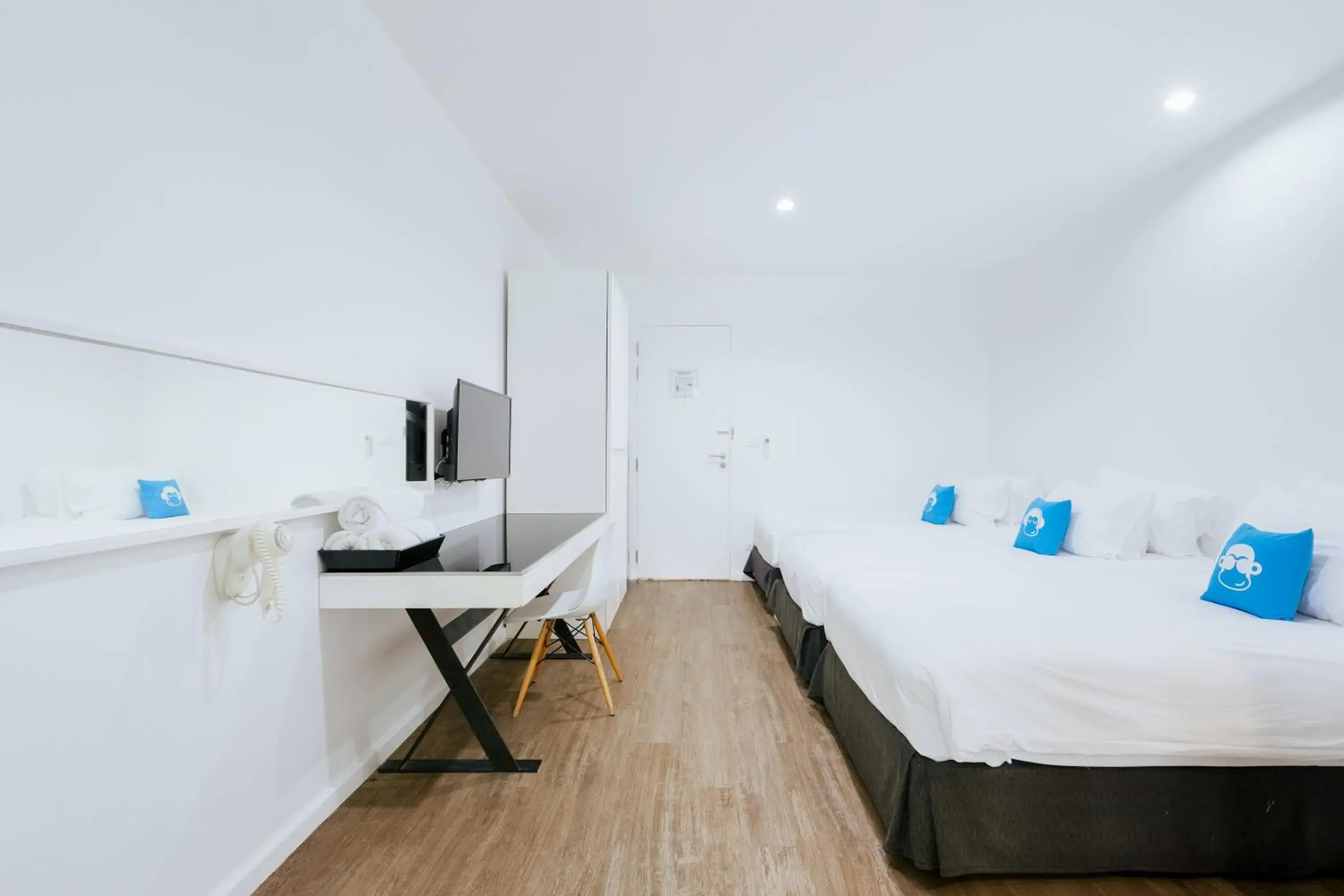 Bedroom, Bed in Blu Monkey Bed & Breakfast Phuket Bedroom, Bed in Blu Monkey Bed & Breakfast Phuket