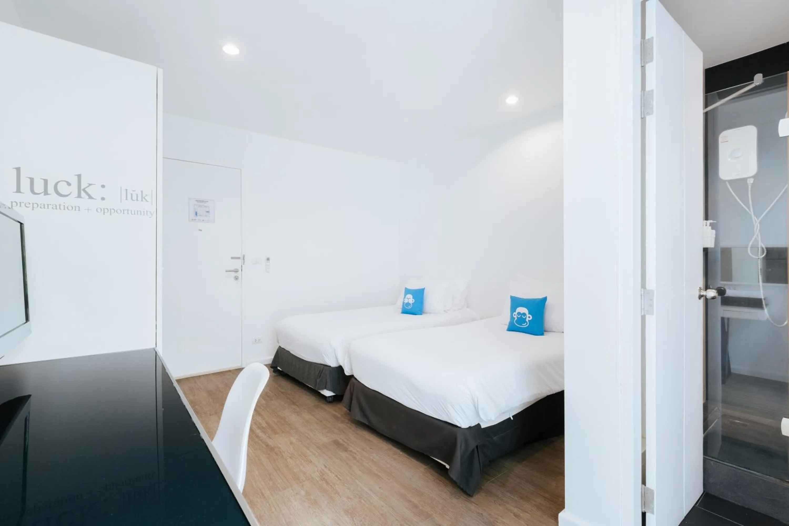 Bedroom, Bed in Blu Monkey Bed & Breakfast Phuket