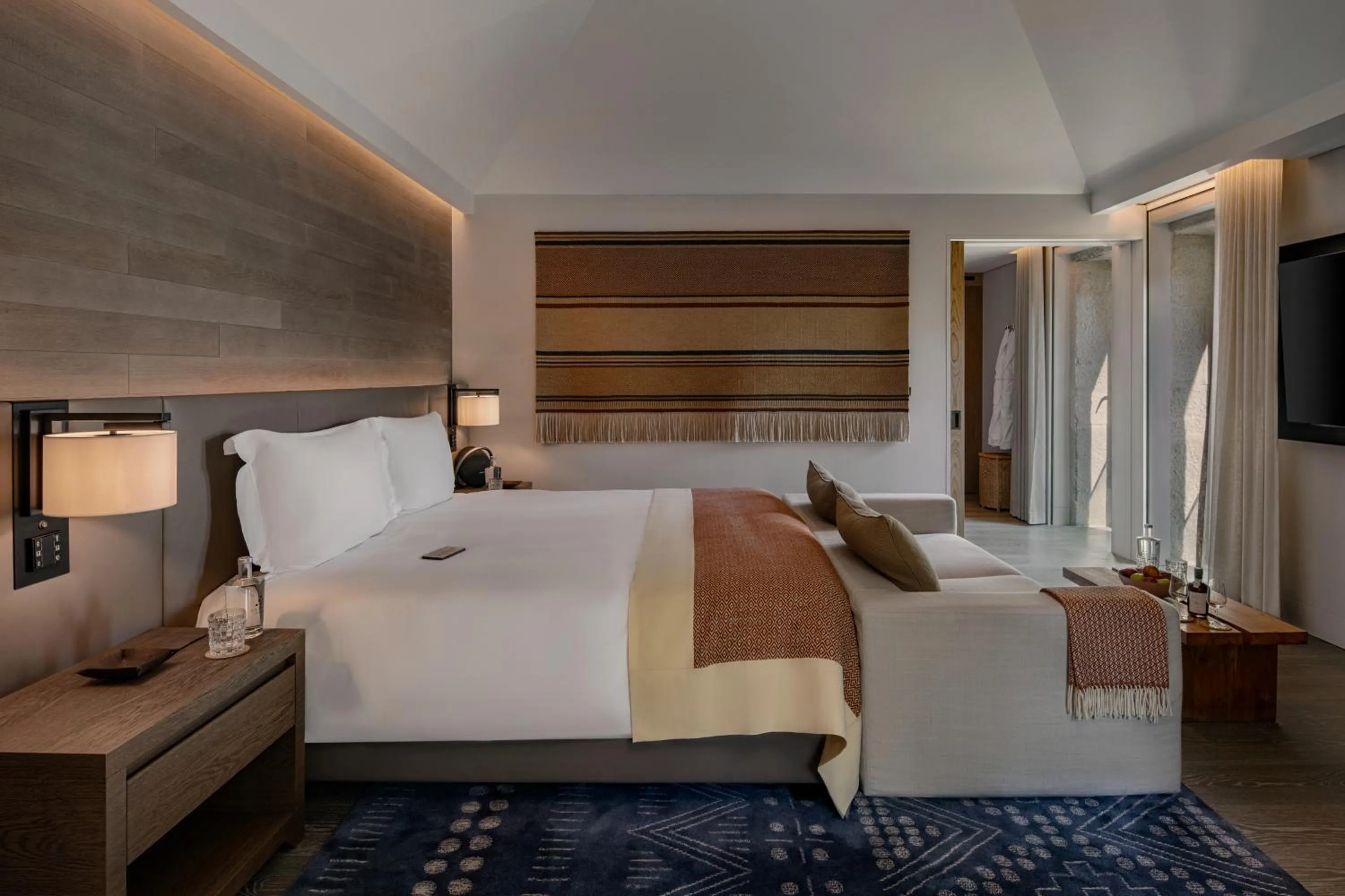 Bed in Six Senses Douro Valley