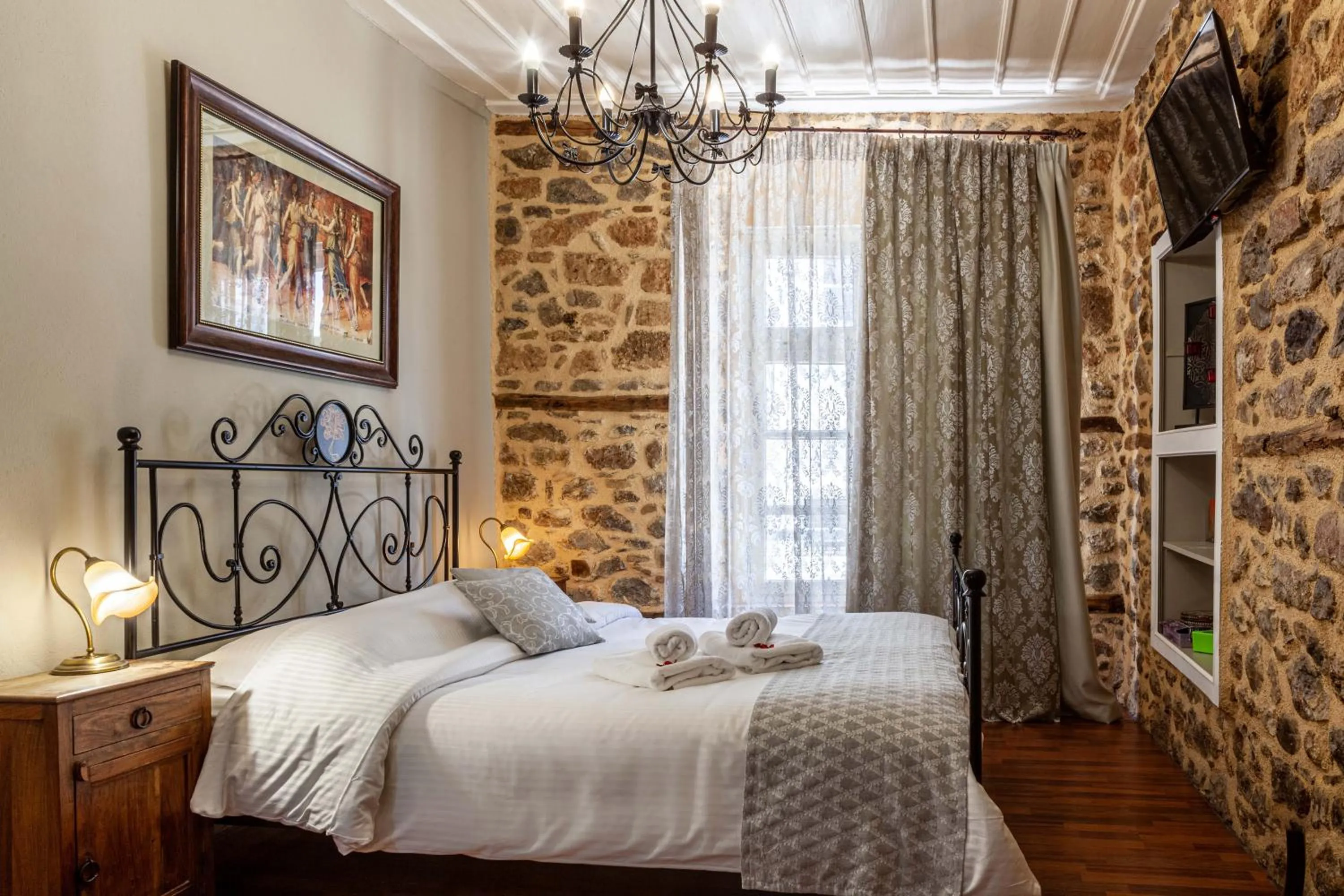 Photo of the whole room, Bed in Althaia Pension