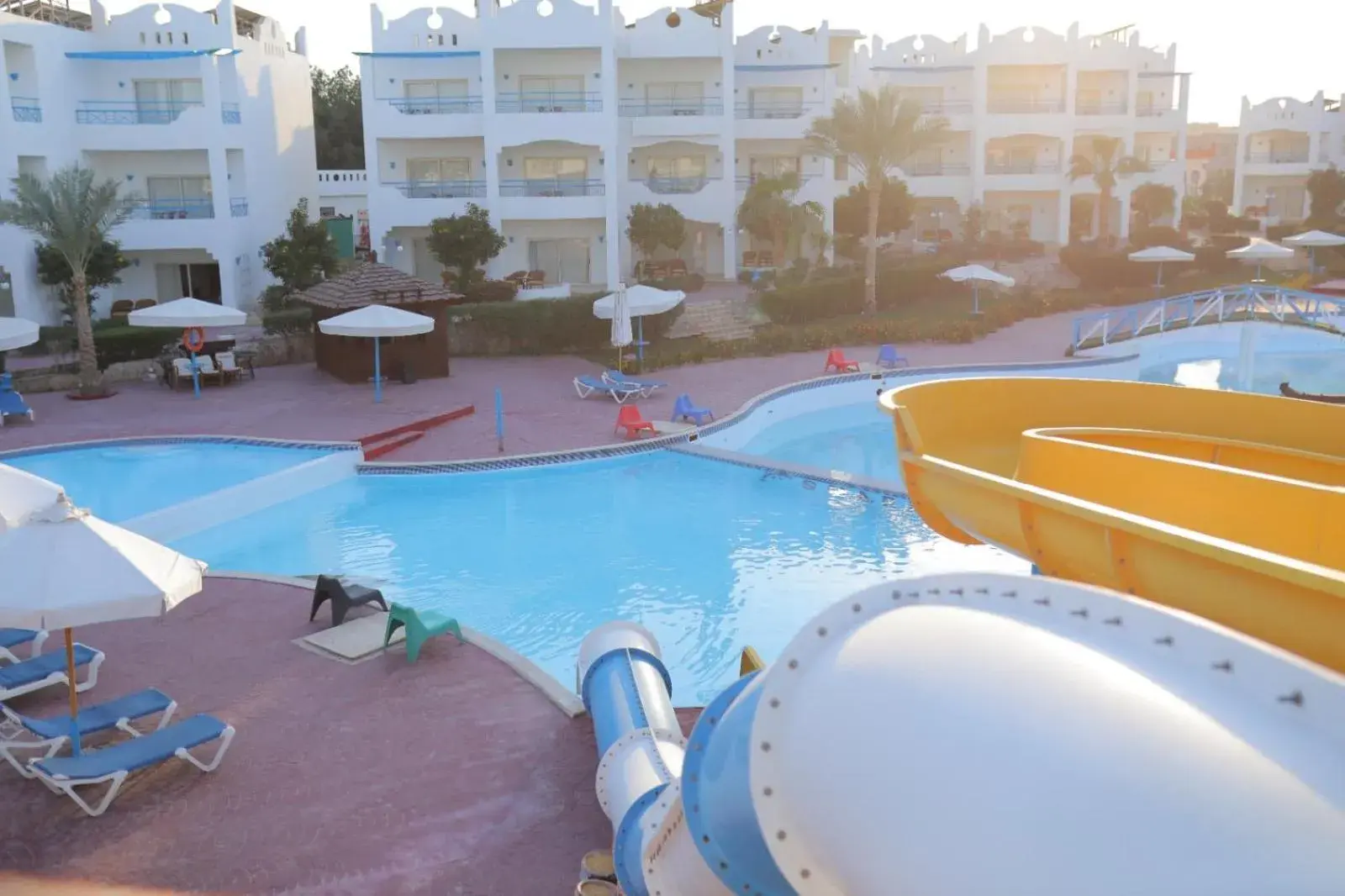 Pool view in Sharm Bride Resort Aqua & SPA Pool view in Sharm Bride Resort Aqua & SPA