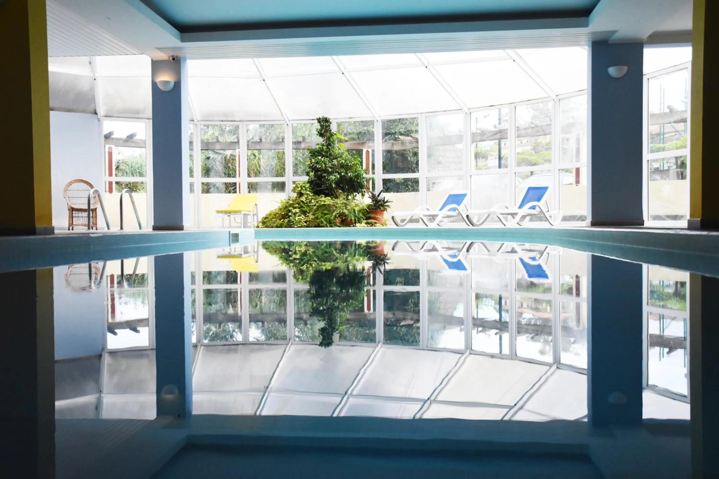 Pool view in Hotel O Colmo