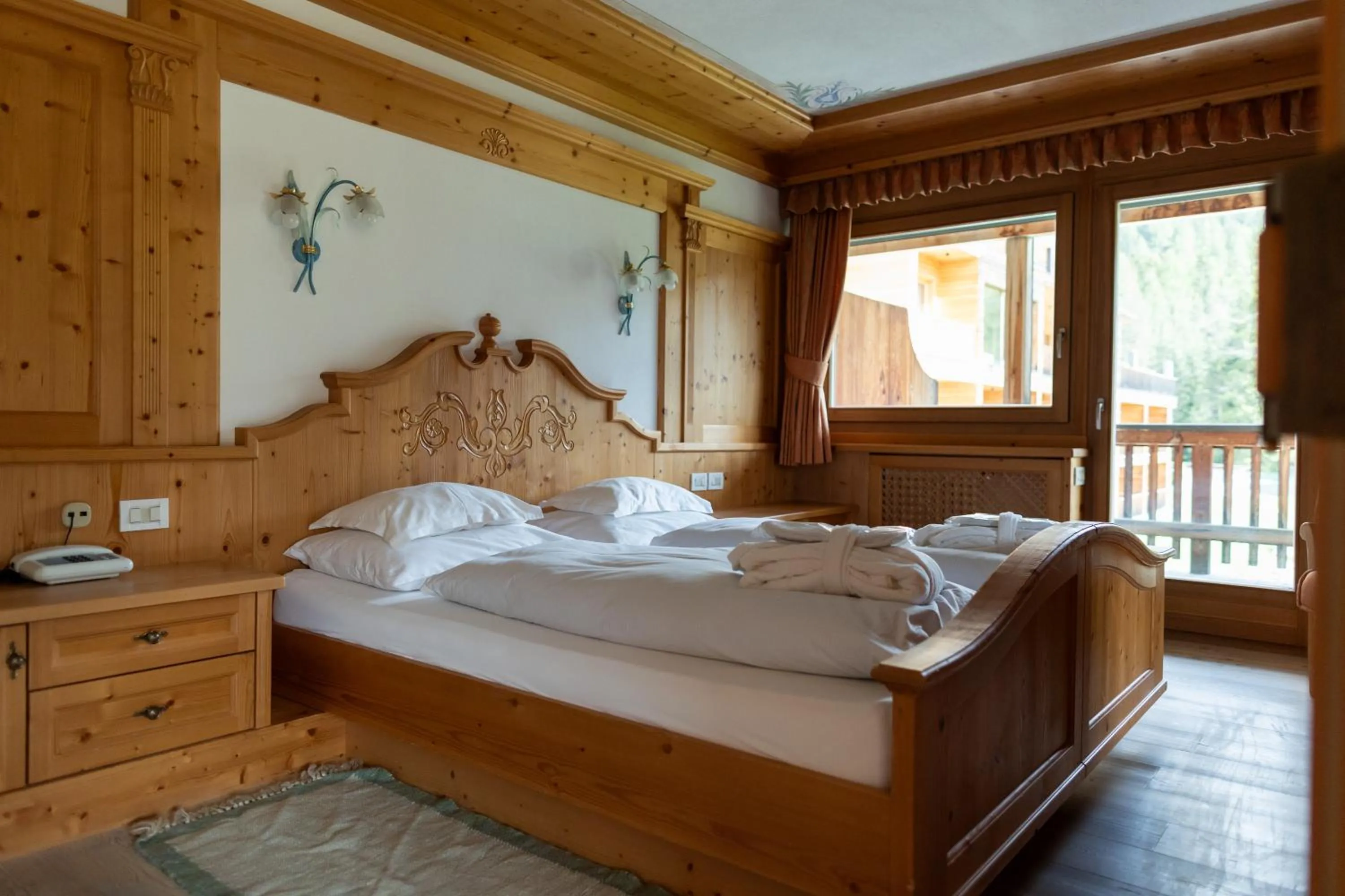 Bed in Hotel Gran Paradiso