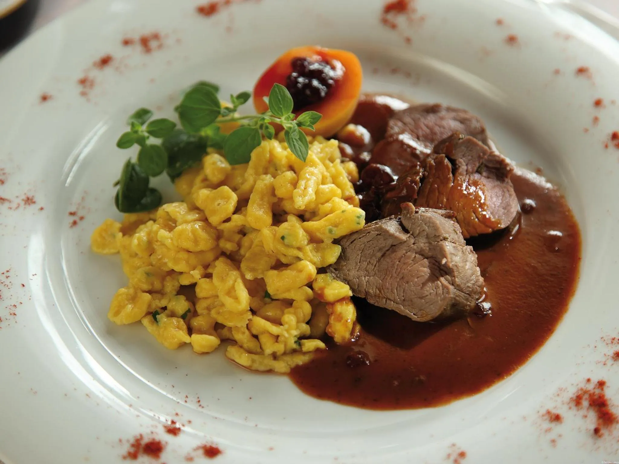 Food close-up in Hotel Gran Paradiso