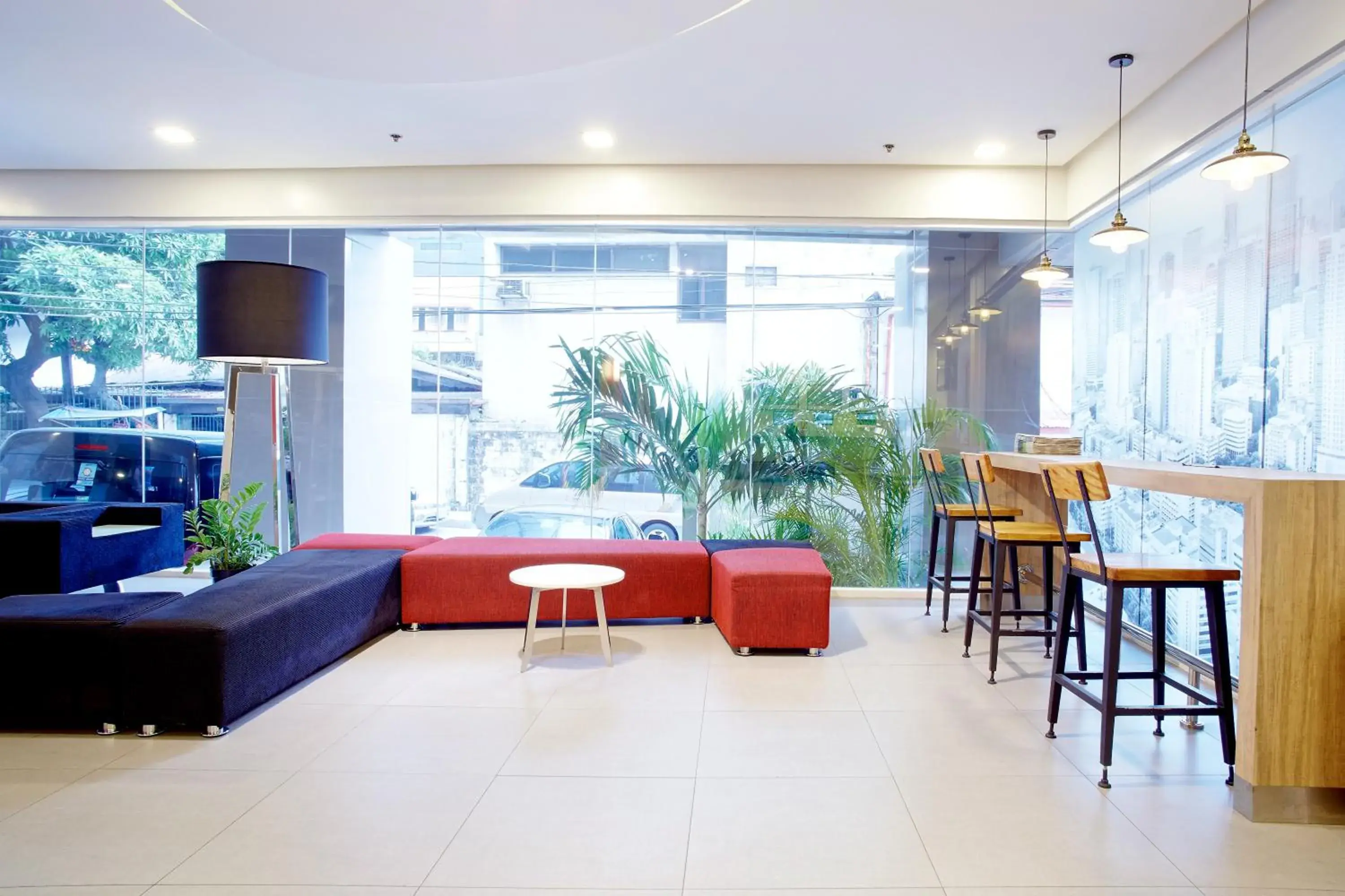 Lobby or reception in Red Planet Makati Avenue Manila Lobby or reception in Red Planet Makati Avenue Manila