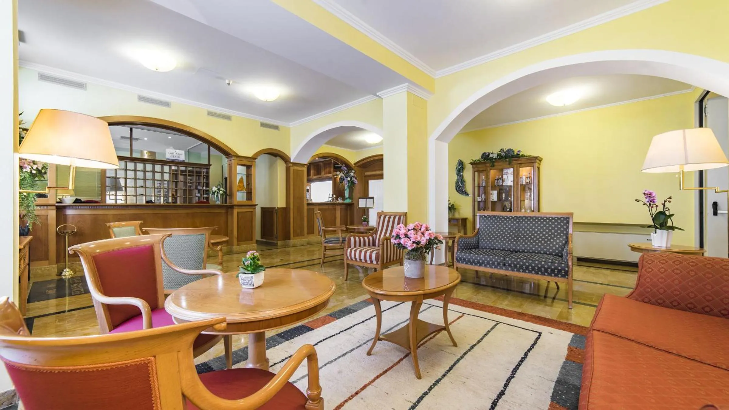 Lobby or reception in Hotel Ville Bianchi