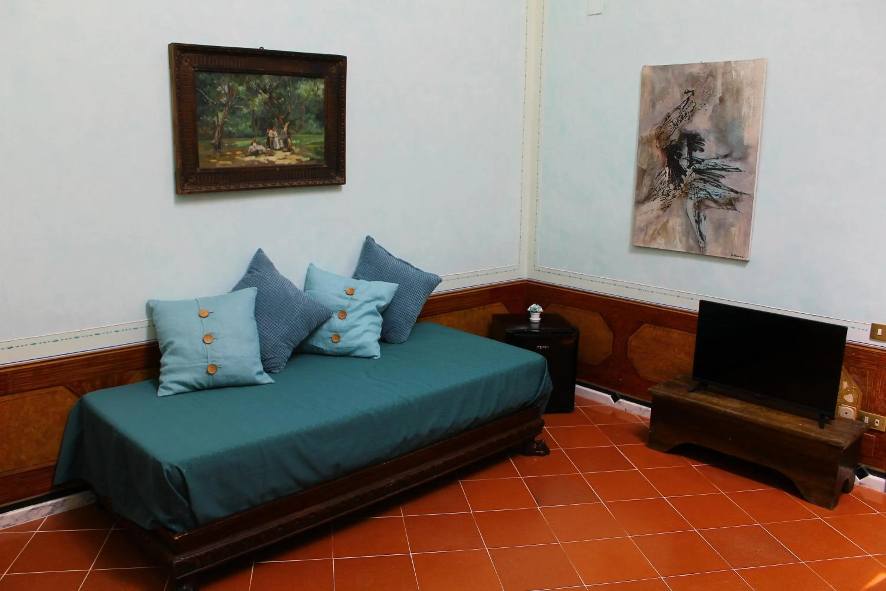 Living room in Palazzo Bernardini B & B