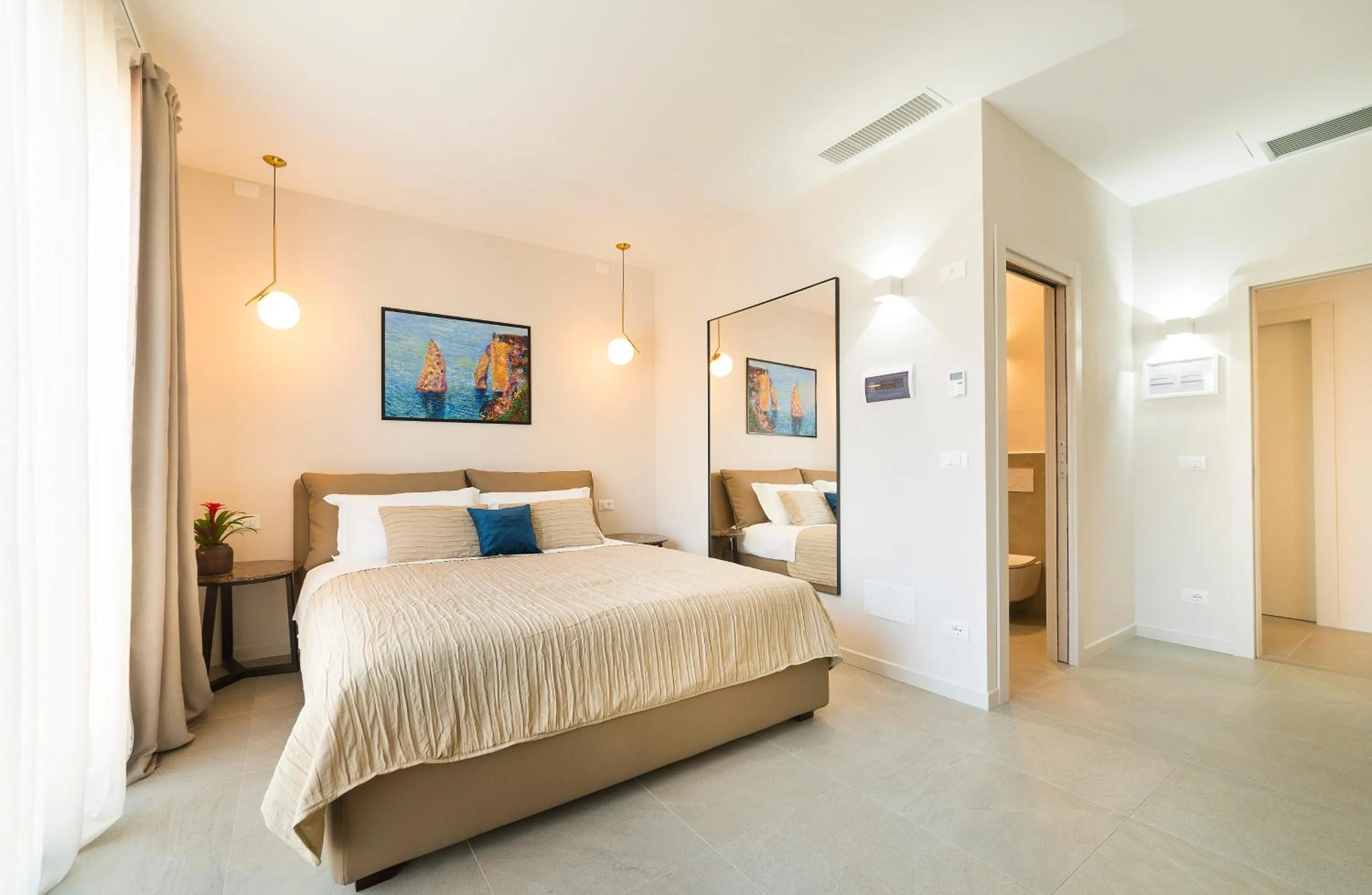 Bedroom, Bed in Garda Room