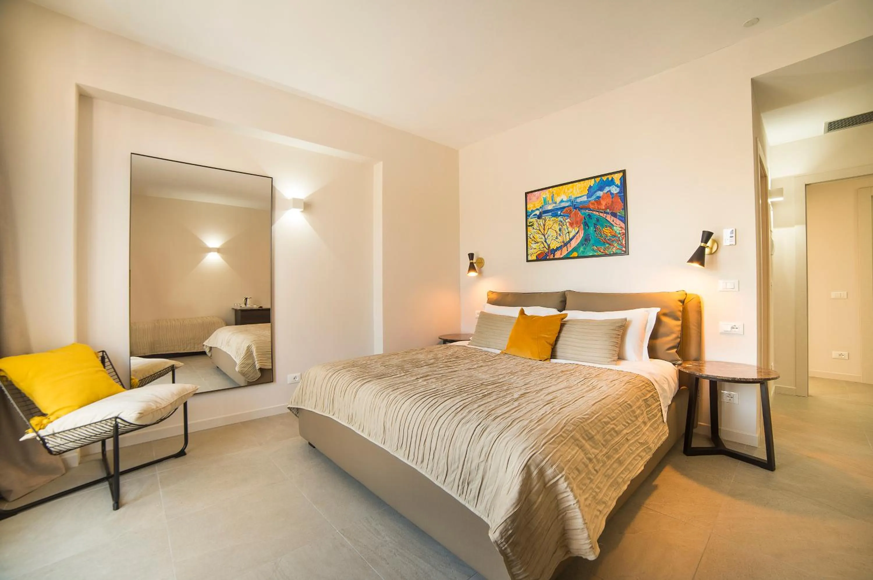 Bedroom, Bed in Garda Room