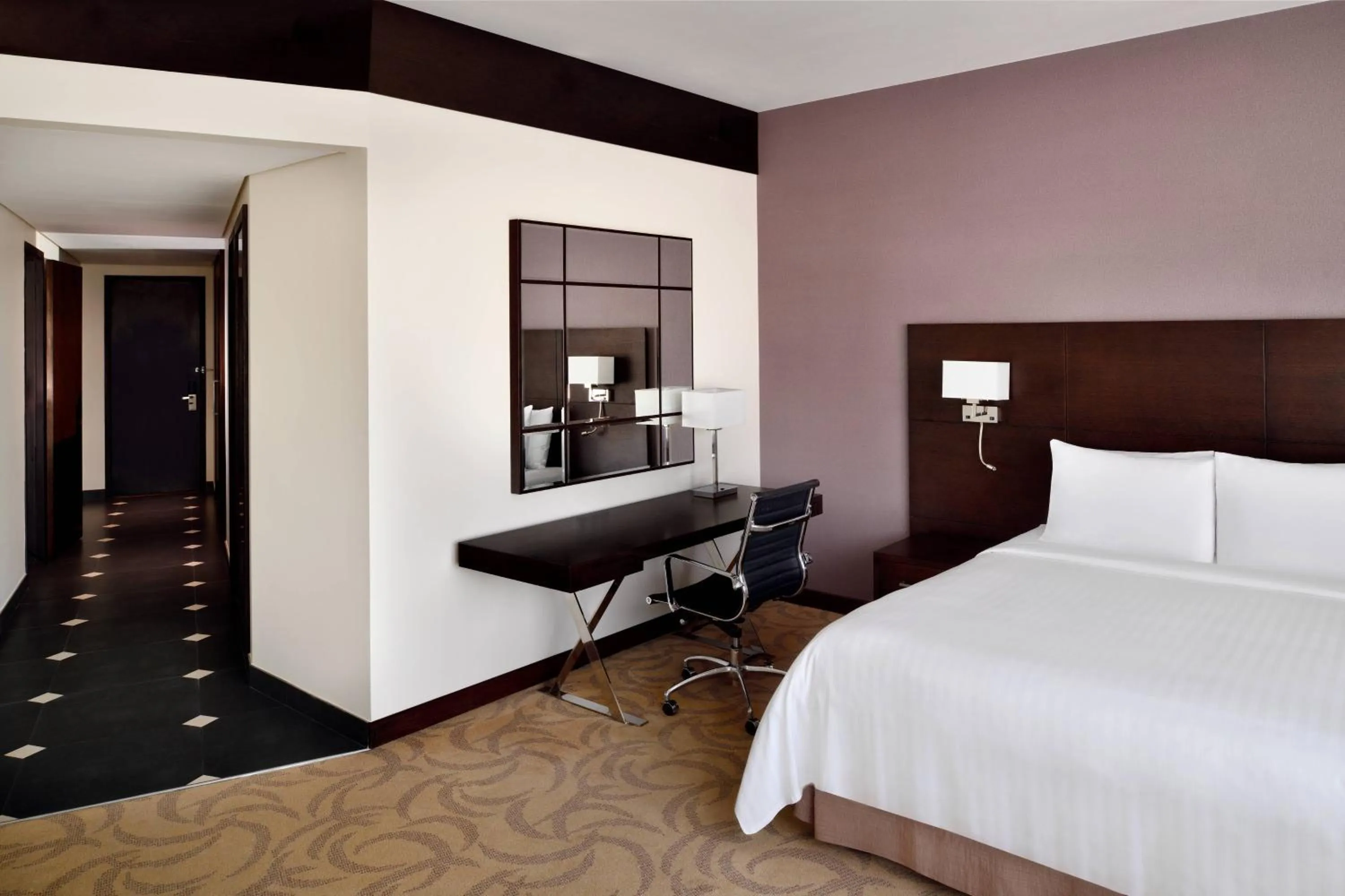Bedroom, Bed in Courtyard by Marriott Riyadh Diplomatic Quarter