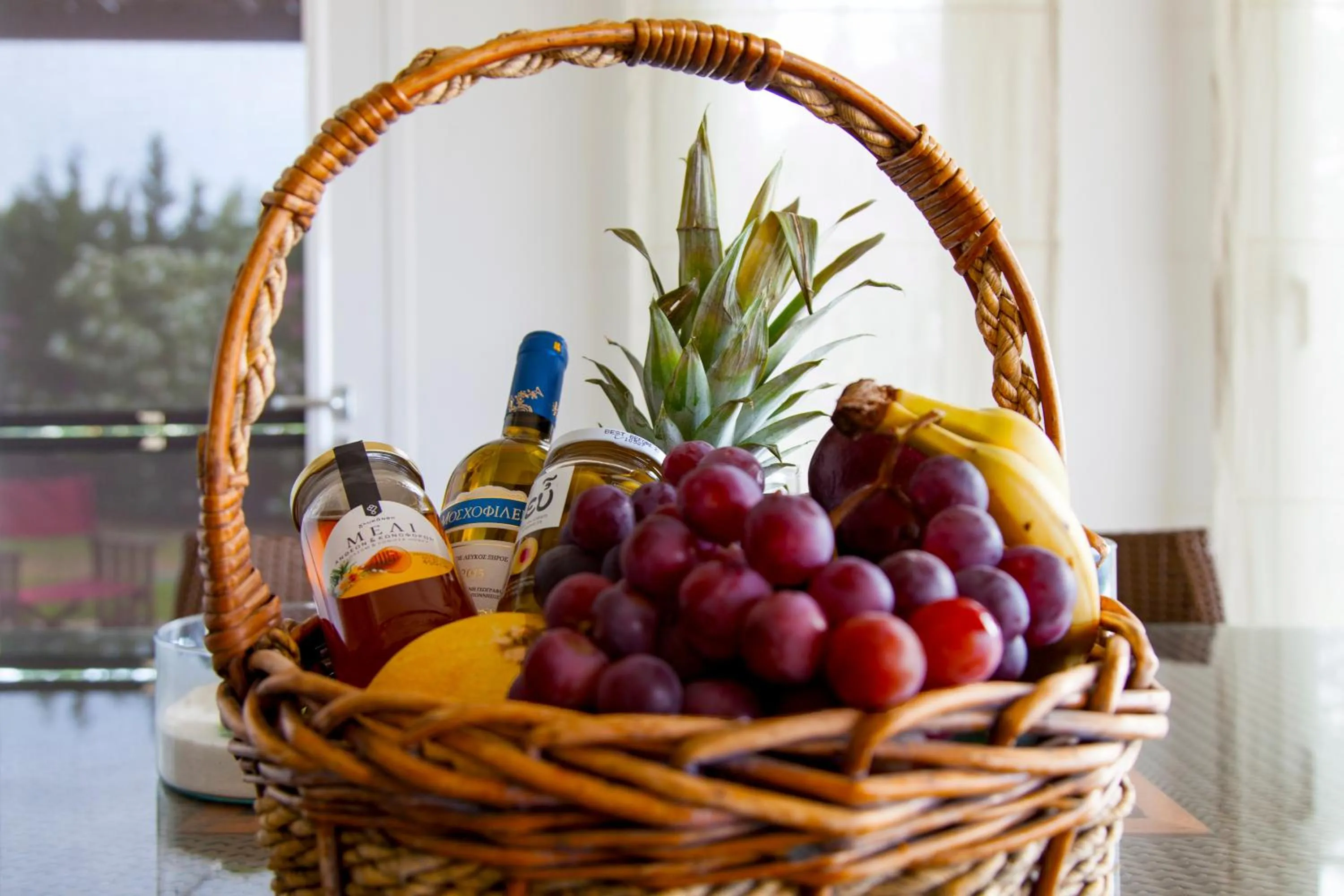 Seating area in Monambeles Villas