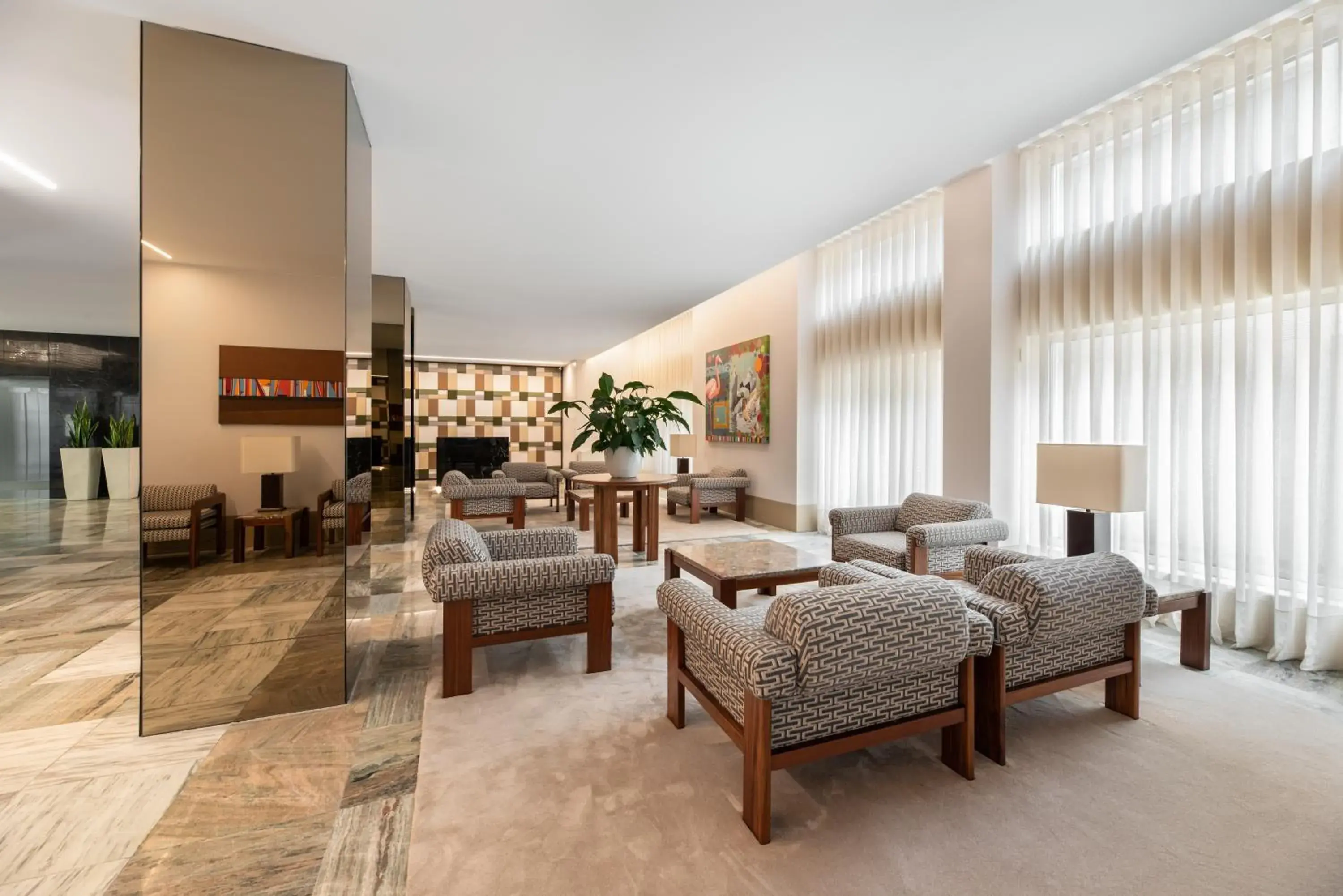 Lobby or reception in Exe Praia Golfe Lobby or reception in Exe Praia Golfe